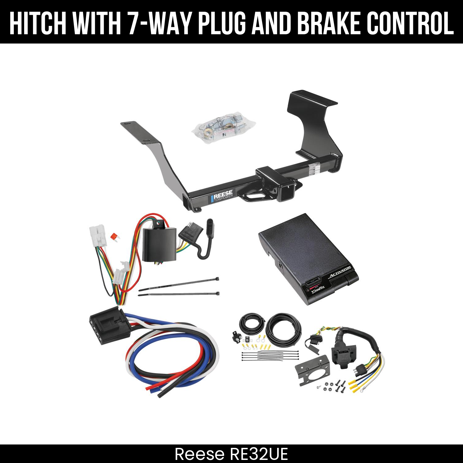 Trailer Hitch , 7-Way , Draw-Tite Activator Brake Control