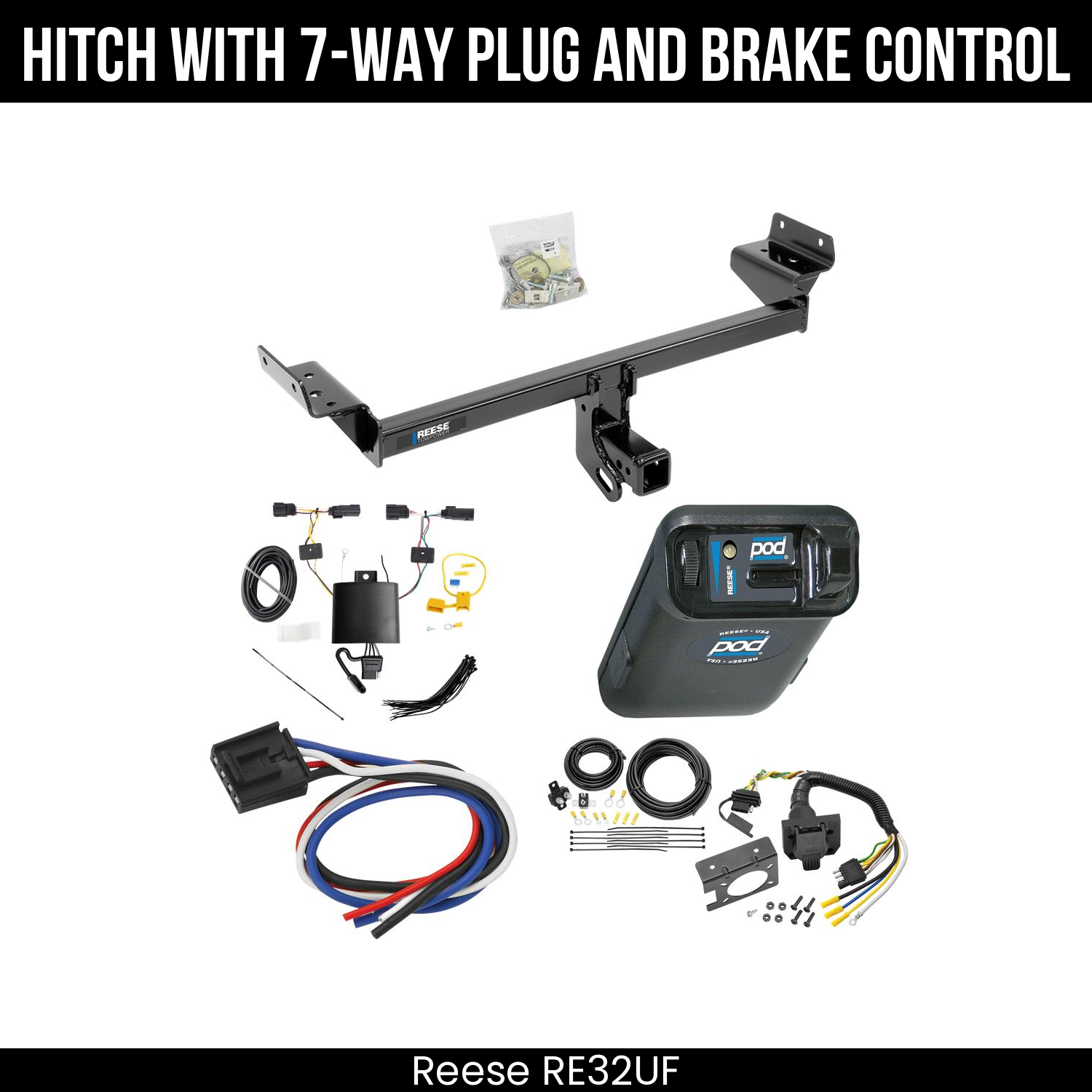 Trailer Hitch , 7-Way , Reese POD Brake Control