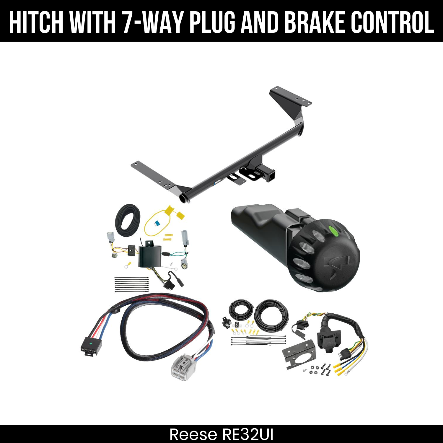 Trailer Hitch , 7-Way , Tekonsha Voyager iD Smart Brake Control