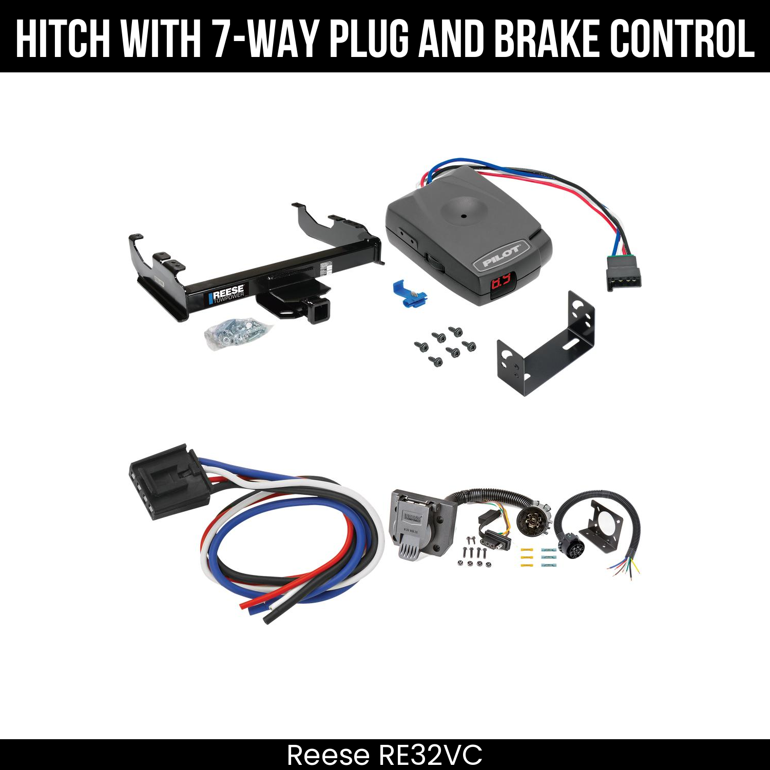 Trailer Hitch , 7-Way , Pro Series Pilot Brake Control