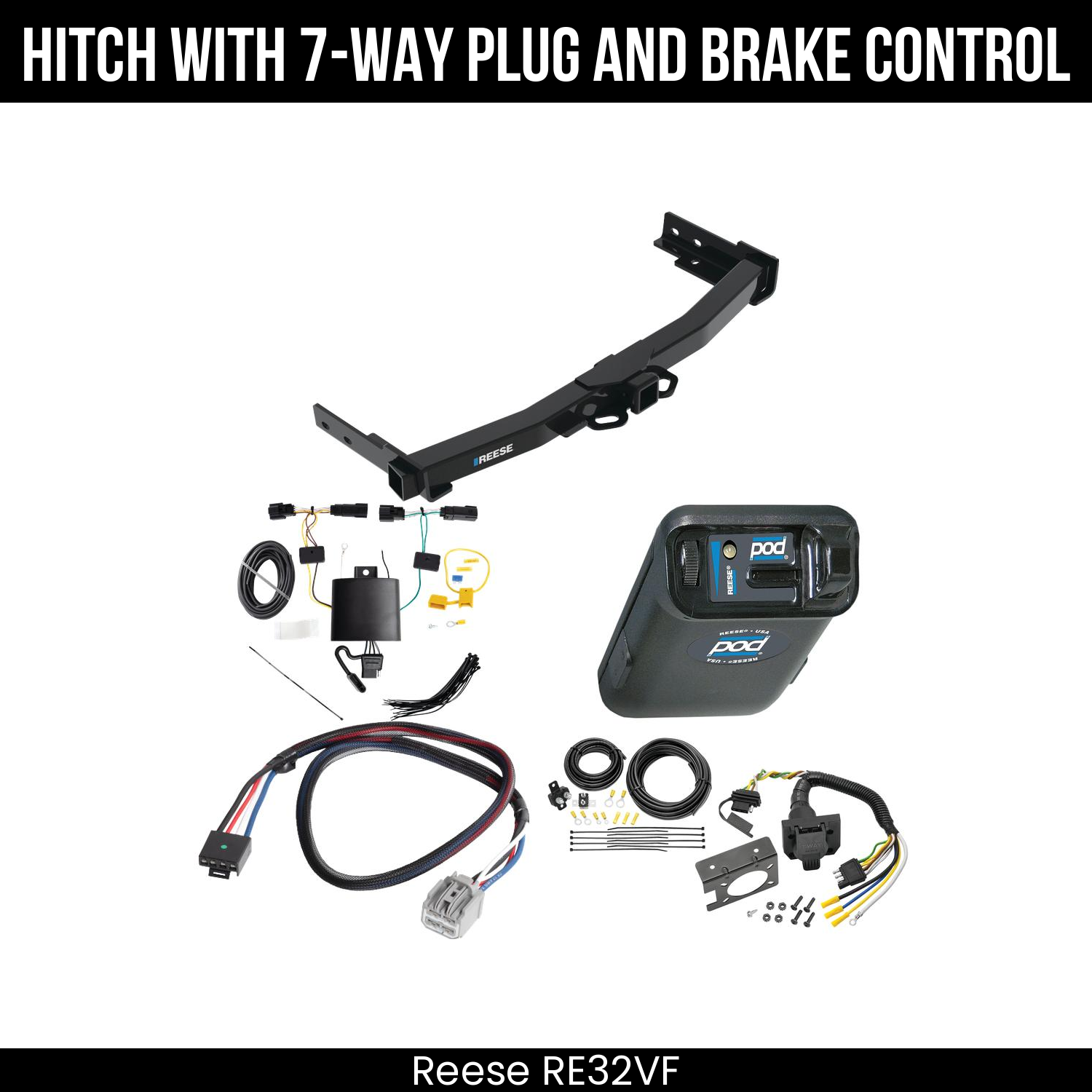 Trailer Hitch , 7-Way , Reese POD Brake Control