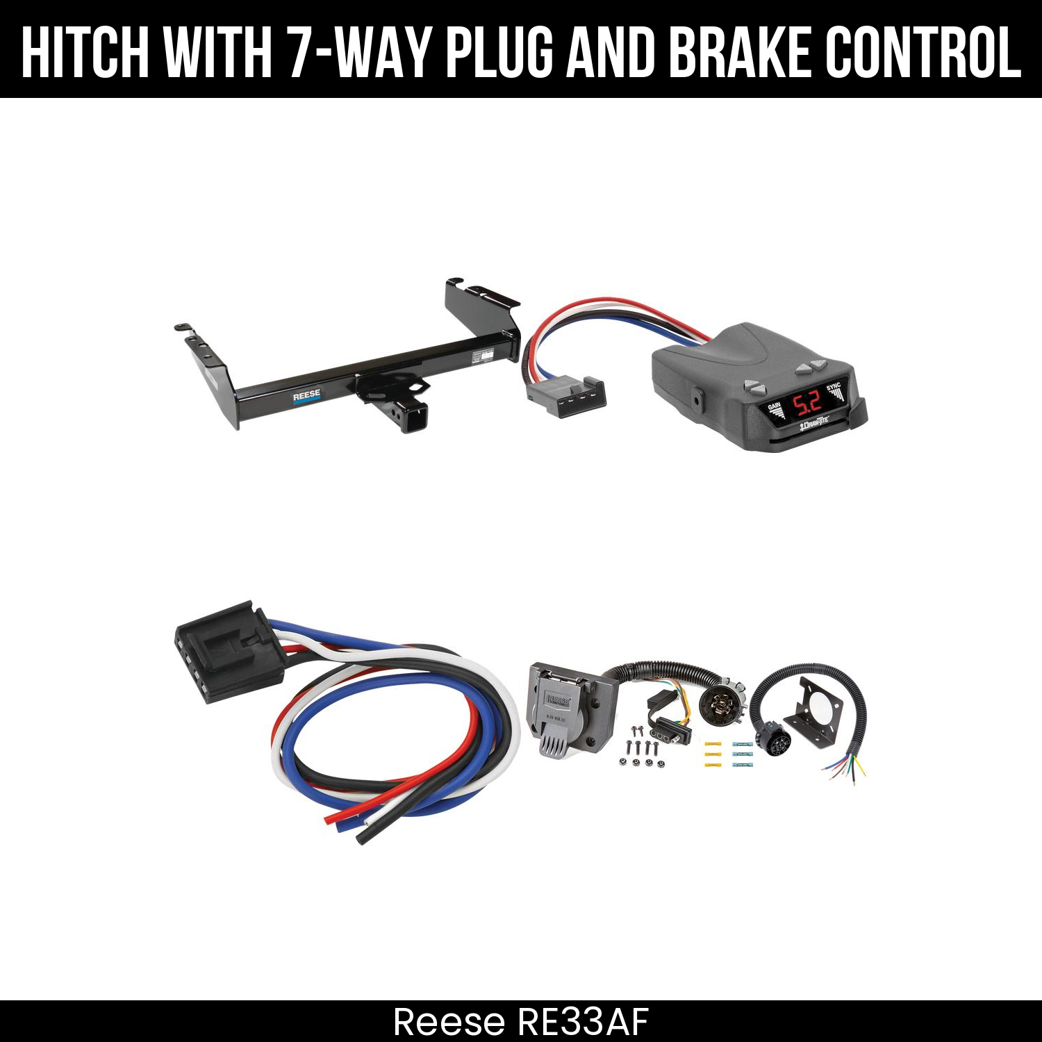 Trailer Hitch , 7-Way , Draw-Tite Activator IV Brake Control