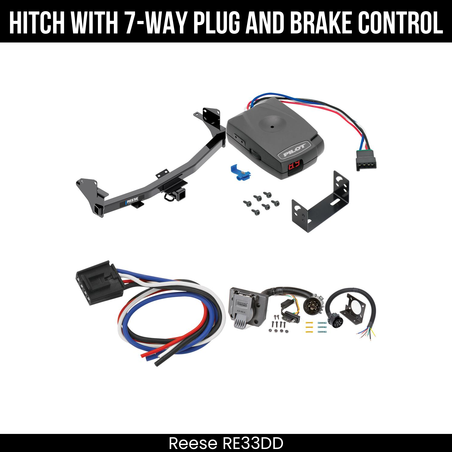 Trailer Hitch , 7-Way , Pro Series Pilot Brake Control