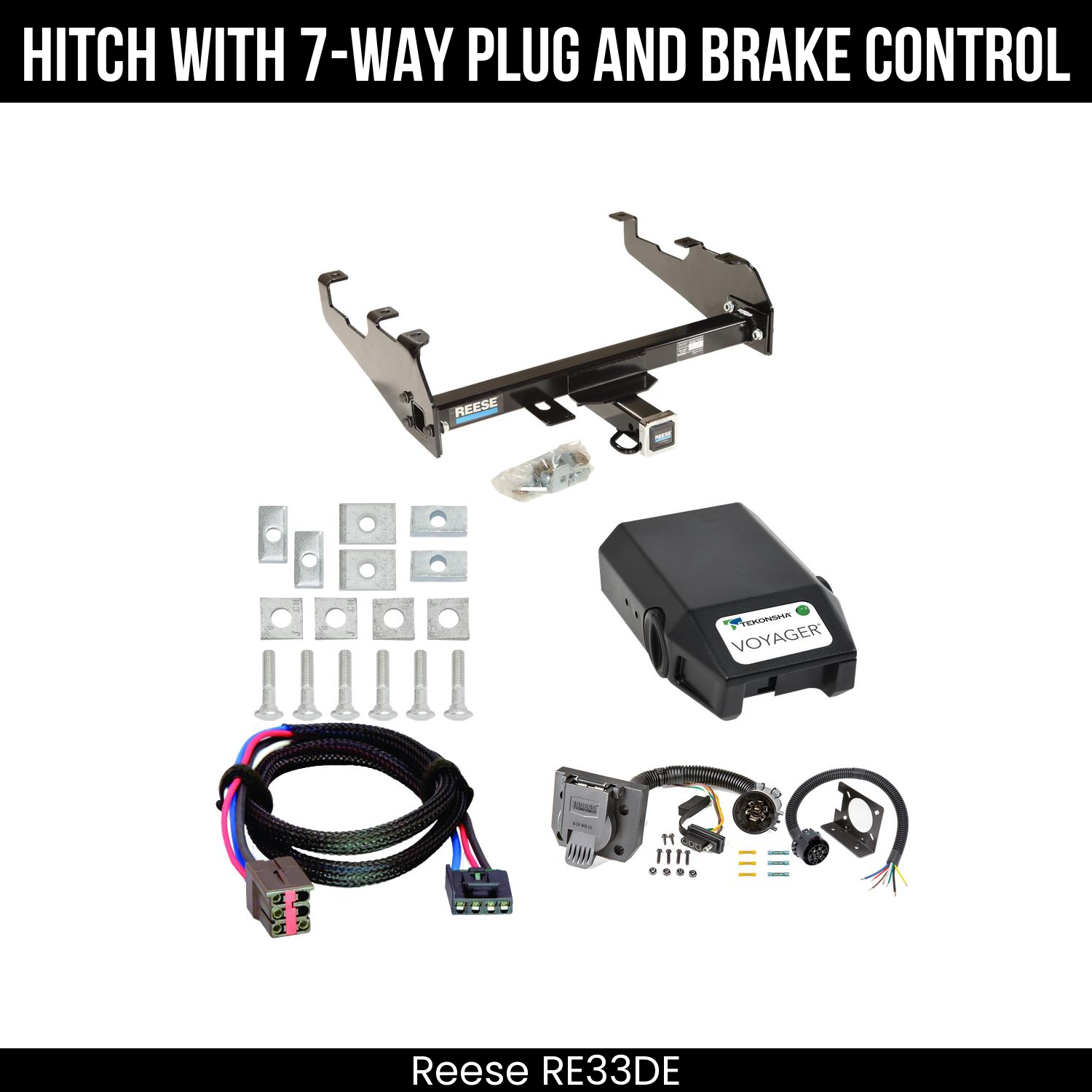 Trailer Hitch , 7-Way , Tekonsha Voyager Brake Control