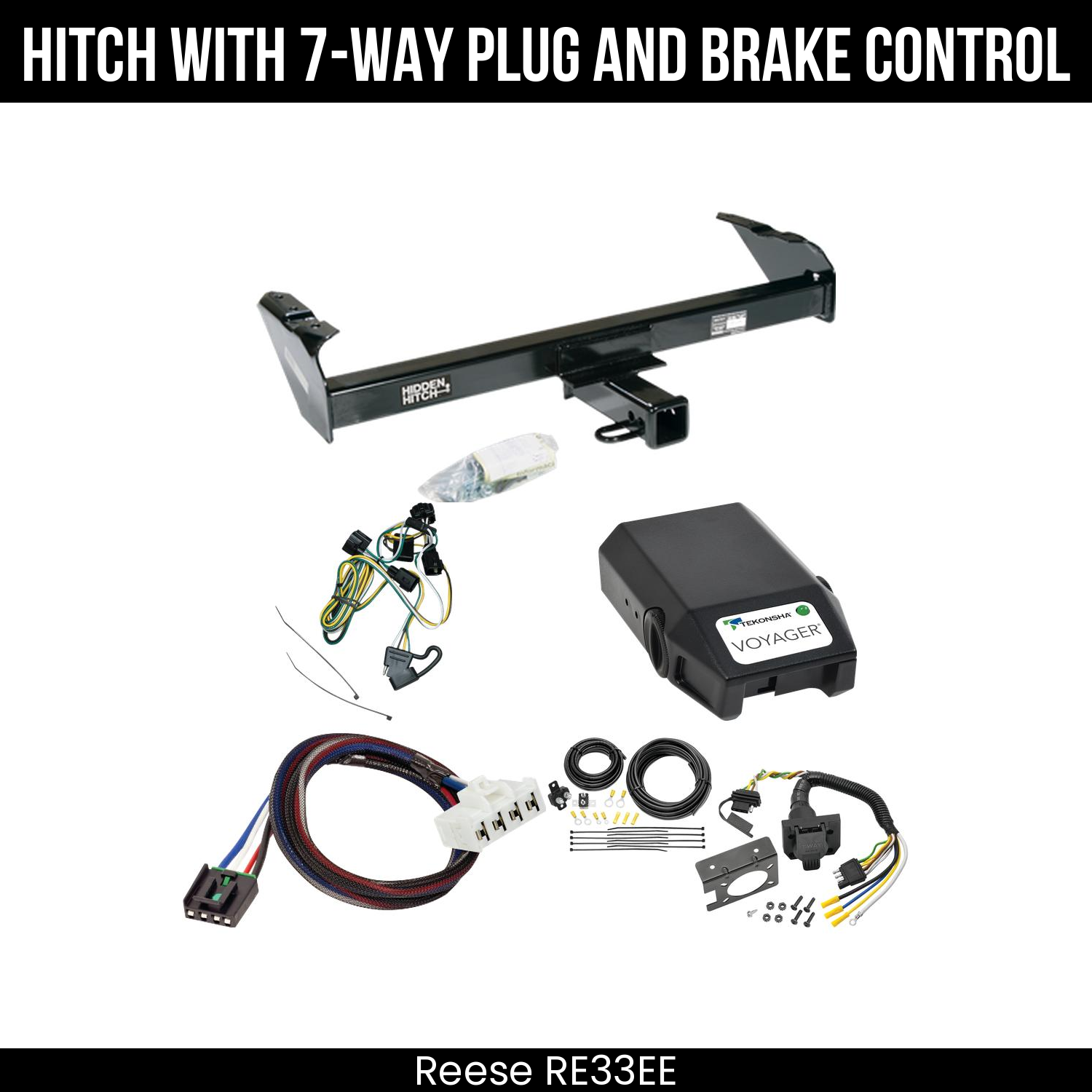 Trailer Hitch , 7-Way , Tekonsha Voyager Brake Control