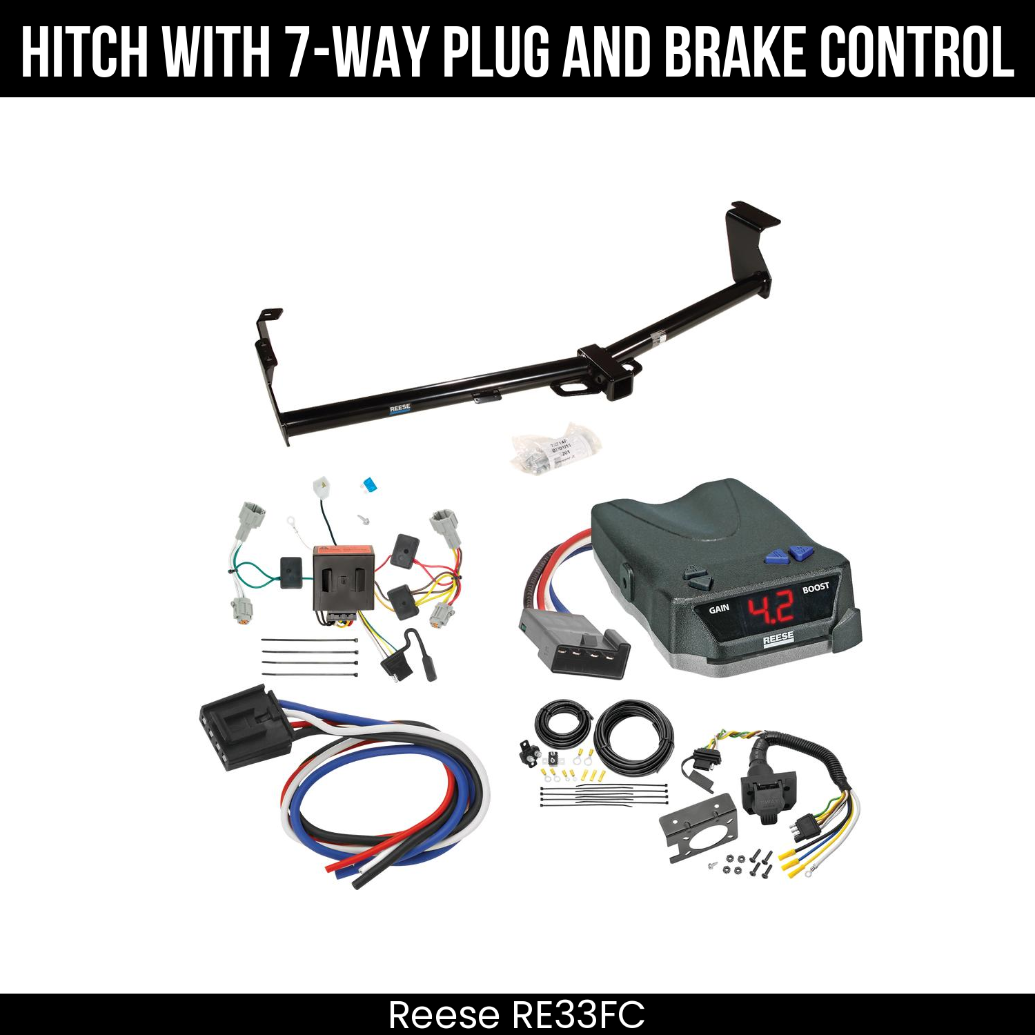 Trailer Hitch , 7-Way , Reese Brake EVN Control