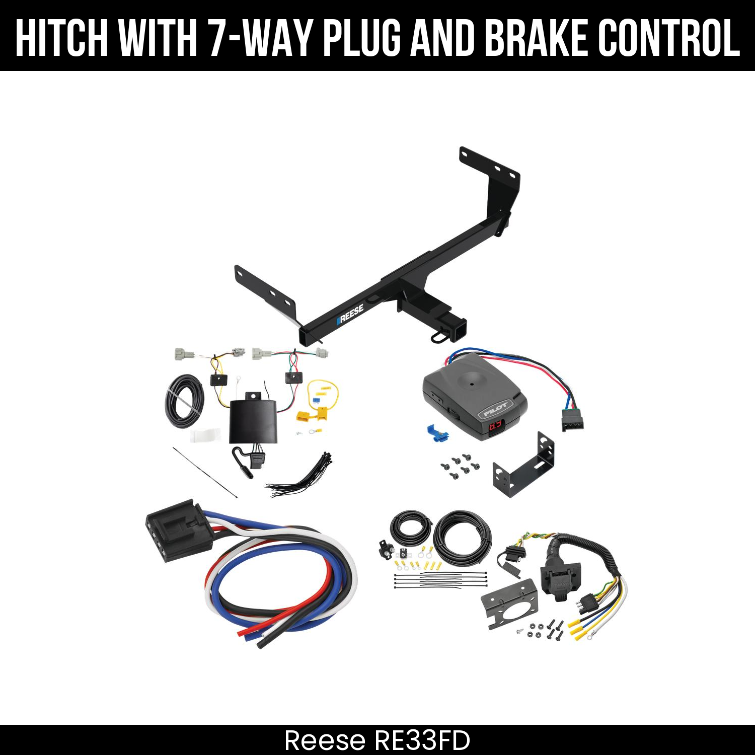 Trailer Hitch , 7-Way , Pro Series Pilot Brake Control