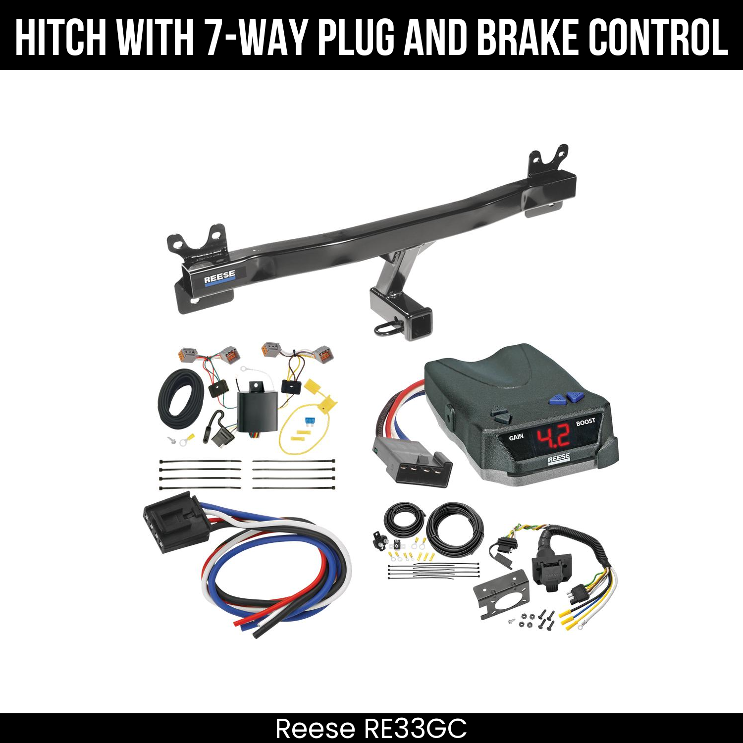 Trailer Hitch , 7-Way , Reese Brake EVN Control