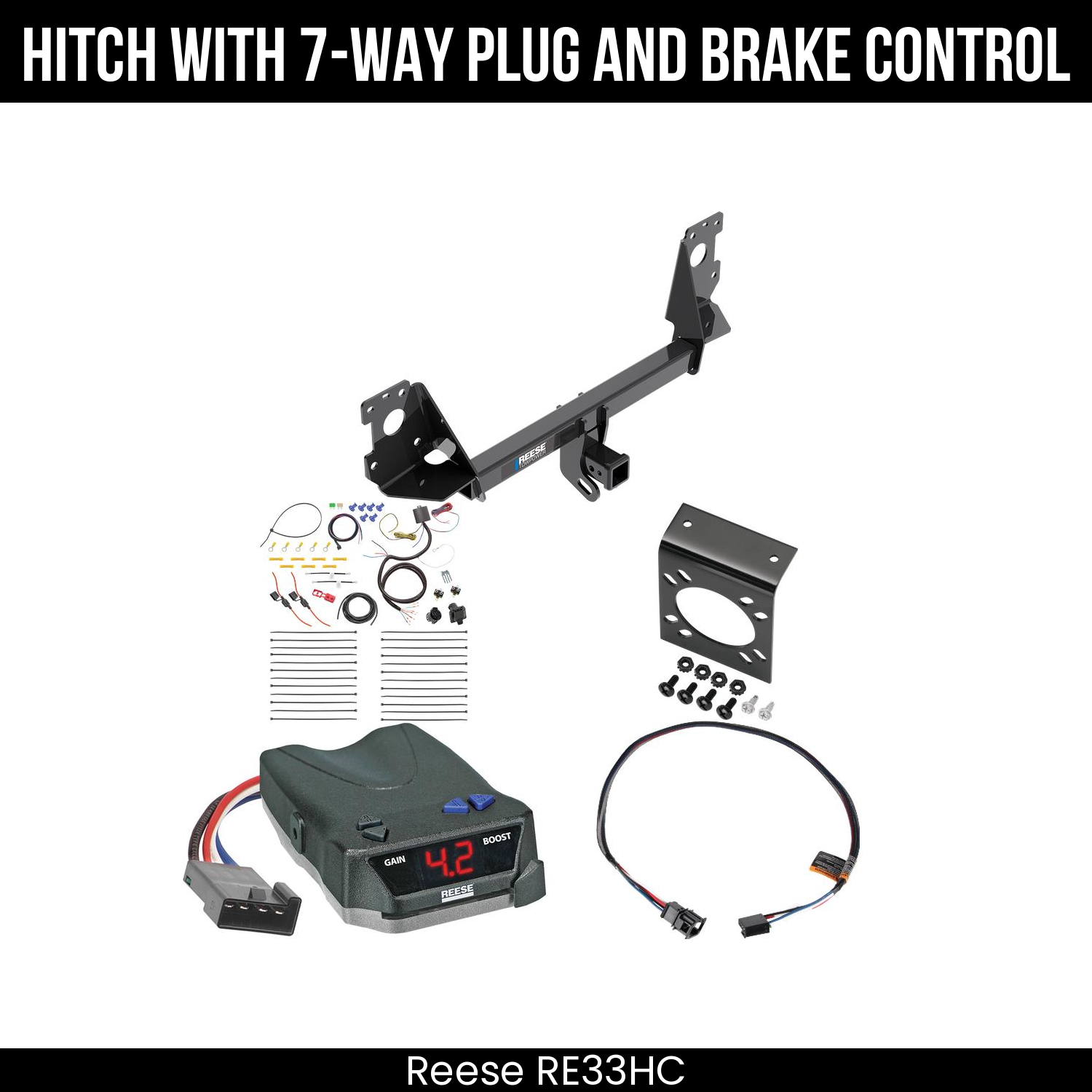 Trailer Hitch , 7-Way , Reese Brake EVN Control