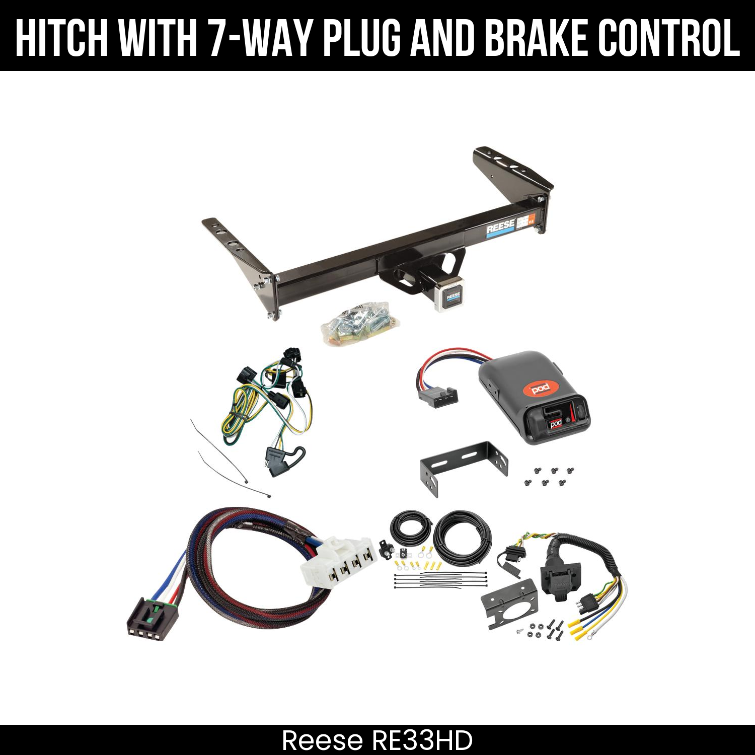 Trailer Hitch , 7-Way , Pro Series POD Brake Control