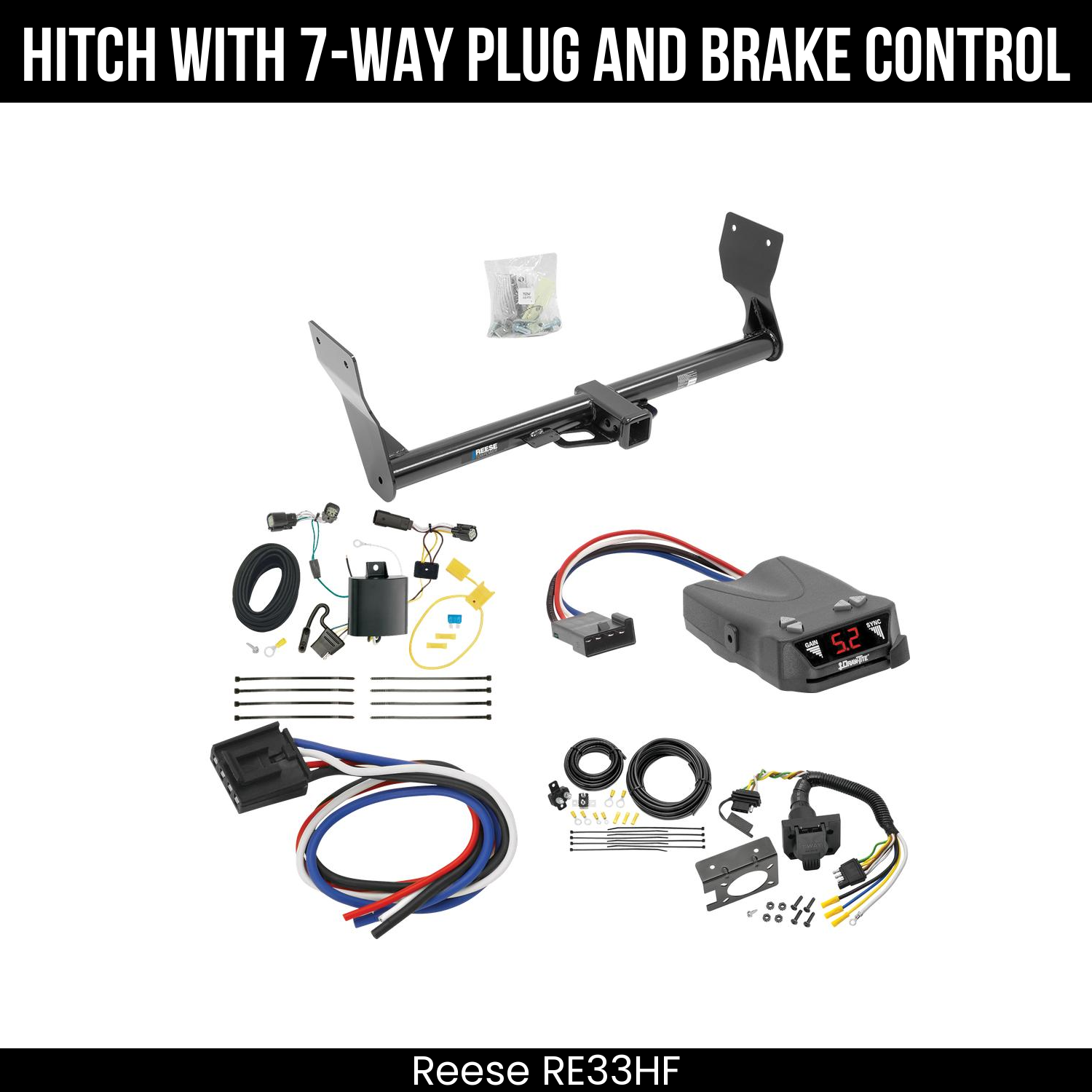 Trailer Hitch , 7-Way , Draw-Tite Activator IV Brake Control