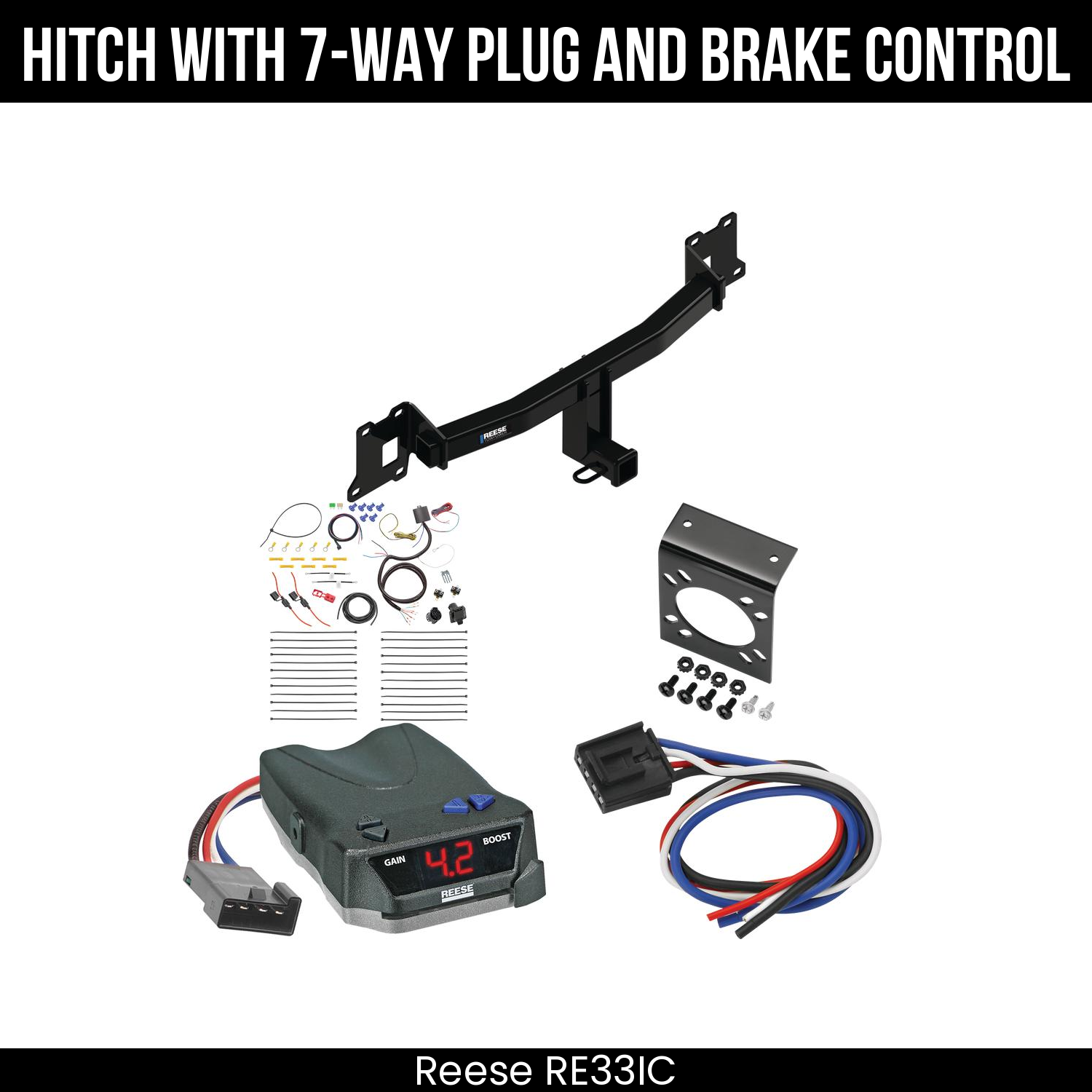 Trailer Hitch , 7-Way , Reese Brake EVN Control