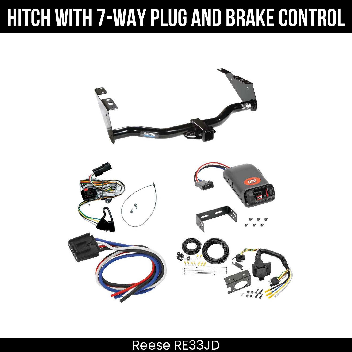 Trailer Hitch , 7-Way , Pro Series POD Brake Control
