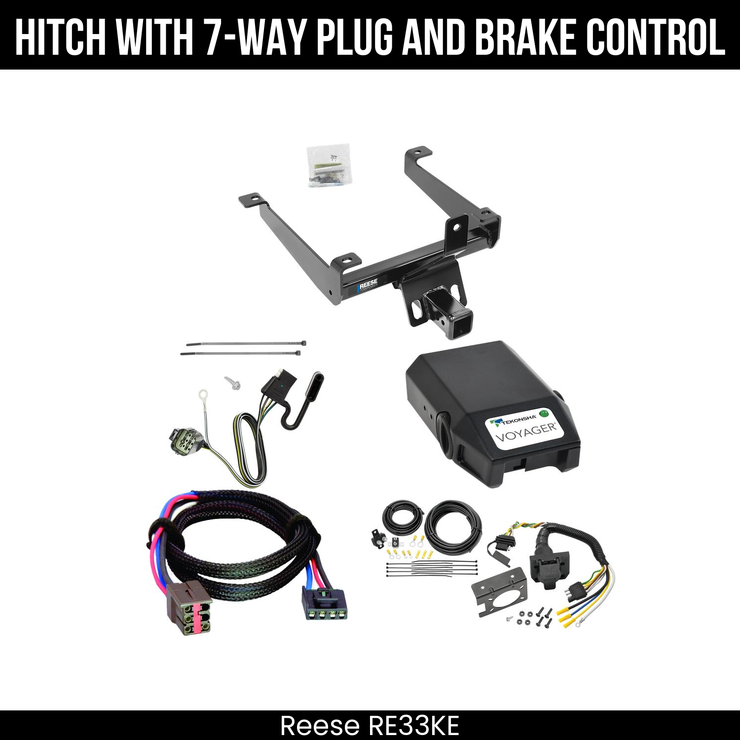 Trailer Hitch , 7-Way , Tekonsha Voyager Brake Control