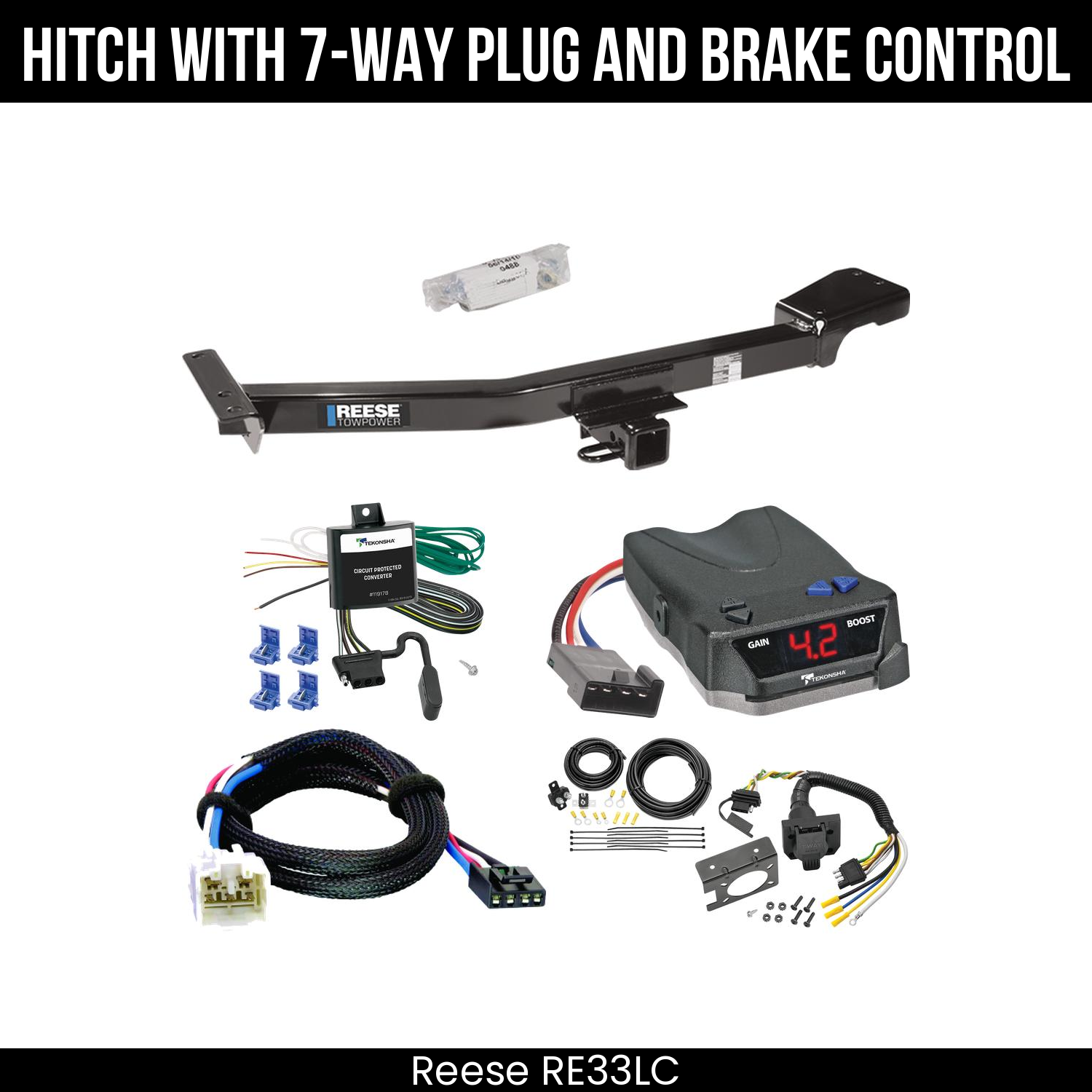 Trailer Hitch , 7-Way , Tekonsha Brake EVN Control