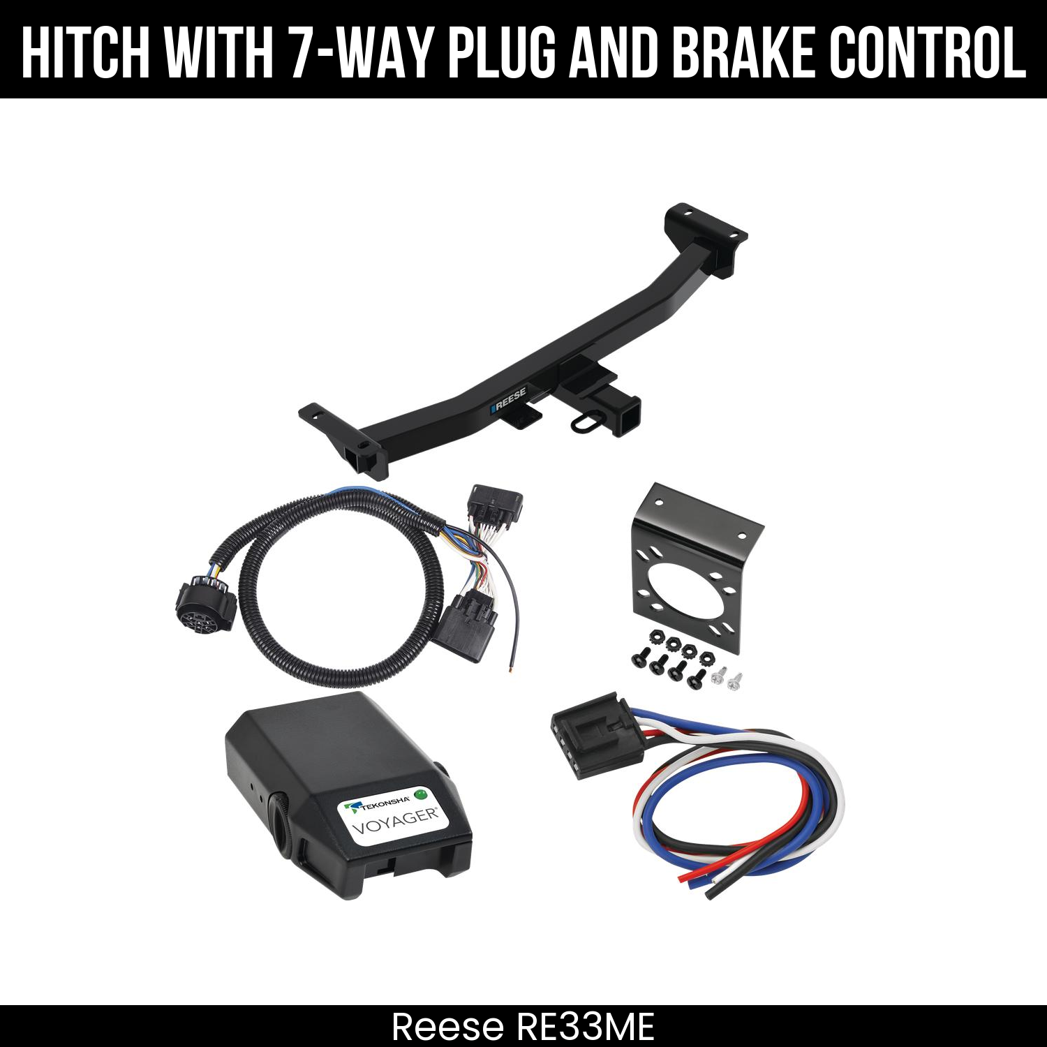 Trailer Hitch , 7-Way , Tekonsha Voyager Brake Control