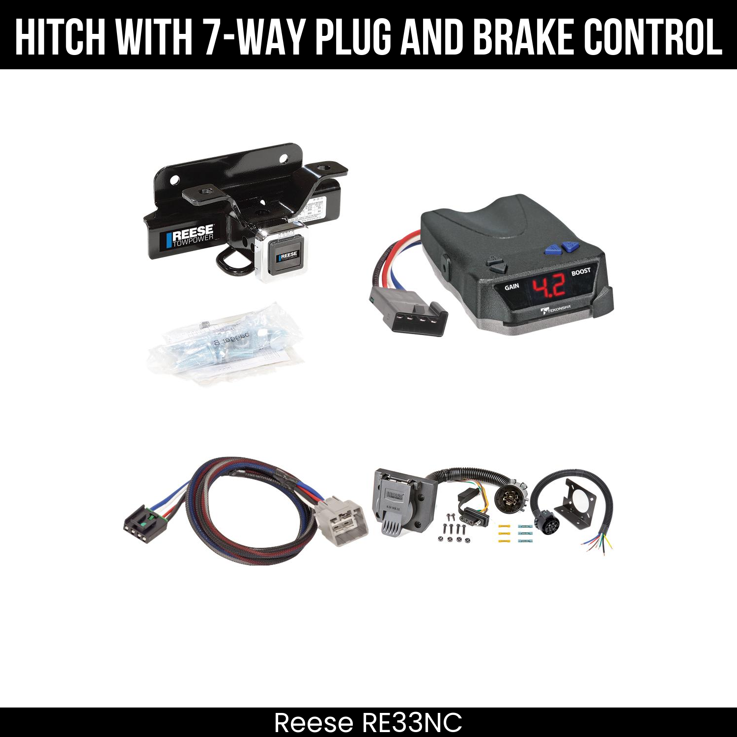 Trailer Hitch , 7-Way , Tekonsha Brake EVN Control