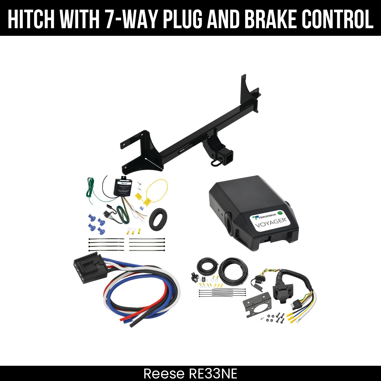 Trailer Hitch , 7-Way , Tekonsha Voyager Brake Control