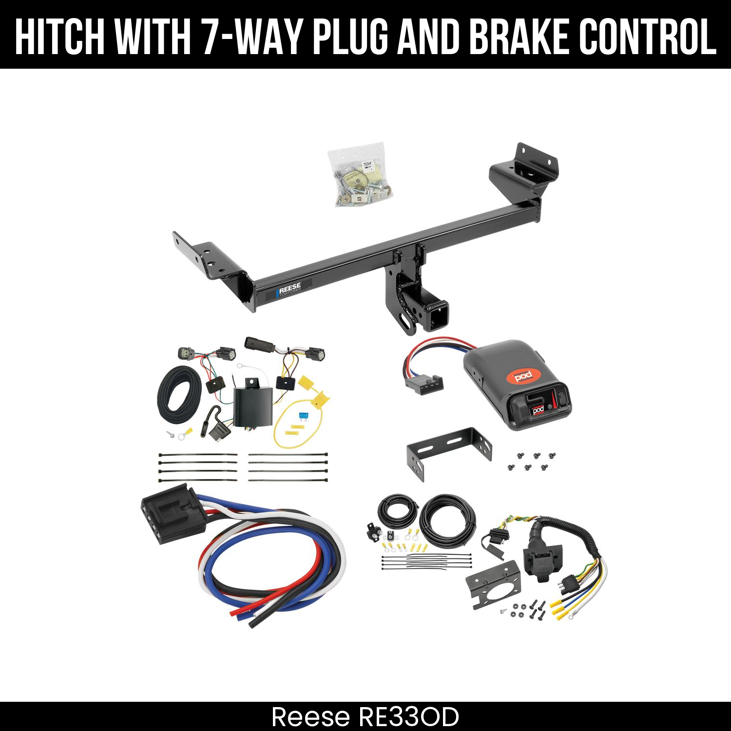 Trailer Hitch , 7-Way , Pro Series POD Brake Control