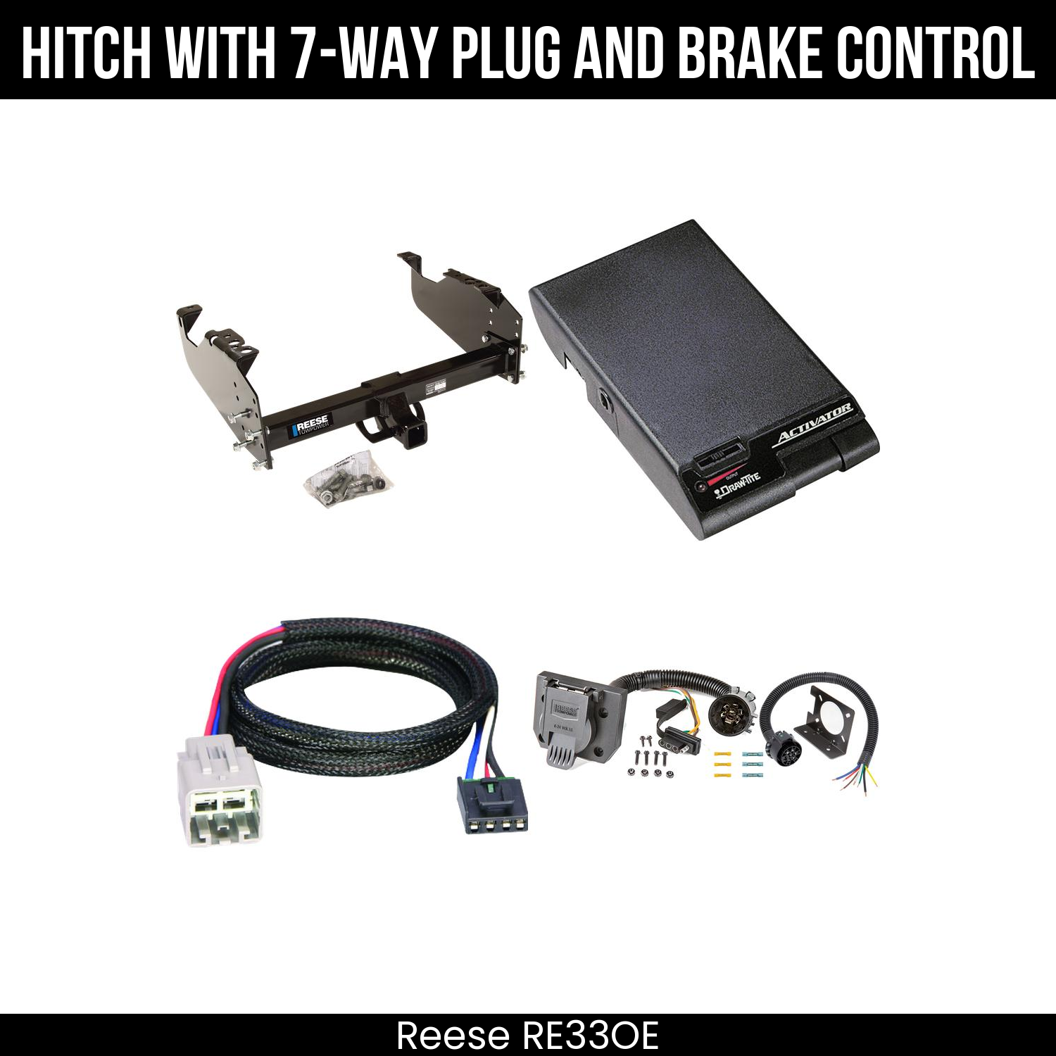 Trailer Hitch , 7-Way , Draw-Tite Activator Brake Control