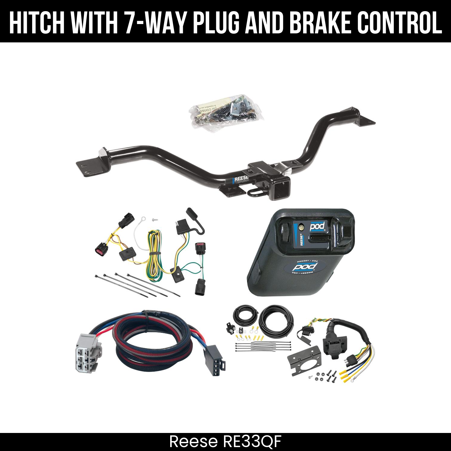 Trailer Hitch , 7-Way , Reese POD Brake Control