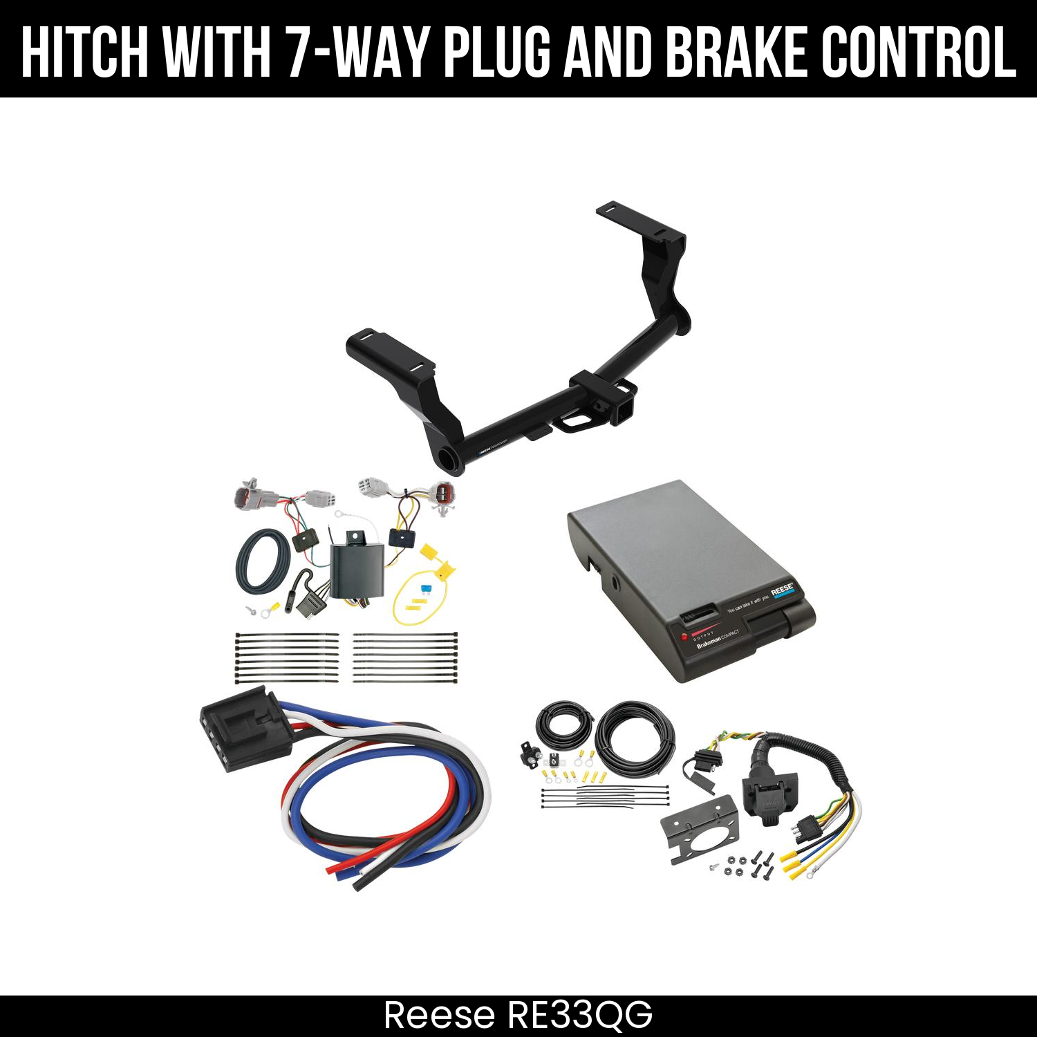 Trailer Hitch , 7-Way , Reese Brakeman Brake Control
