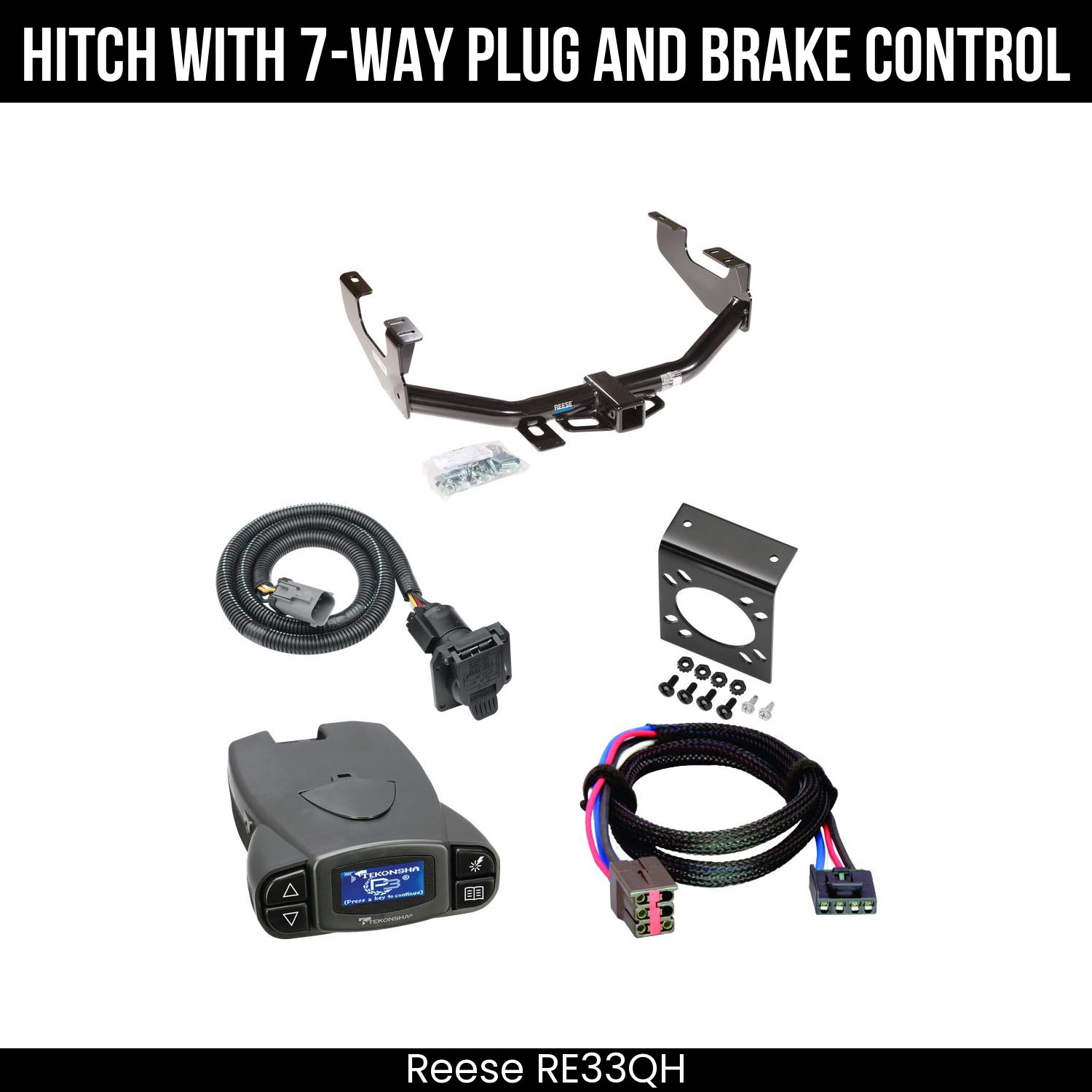 Trailer Hitch , 7-Way , Tekonsha Prodigy P3 Brake Control