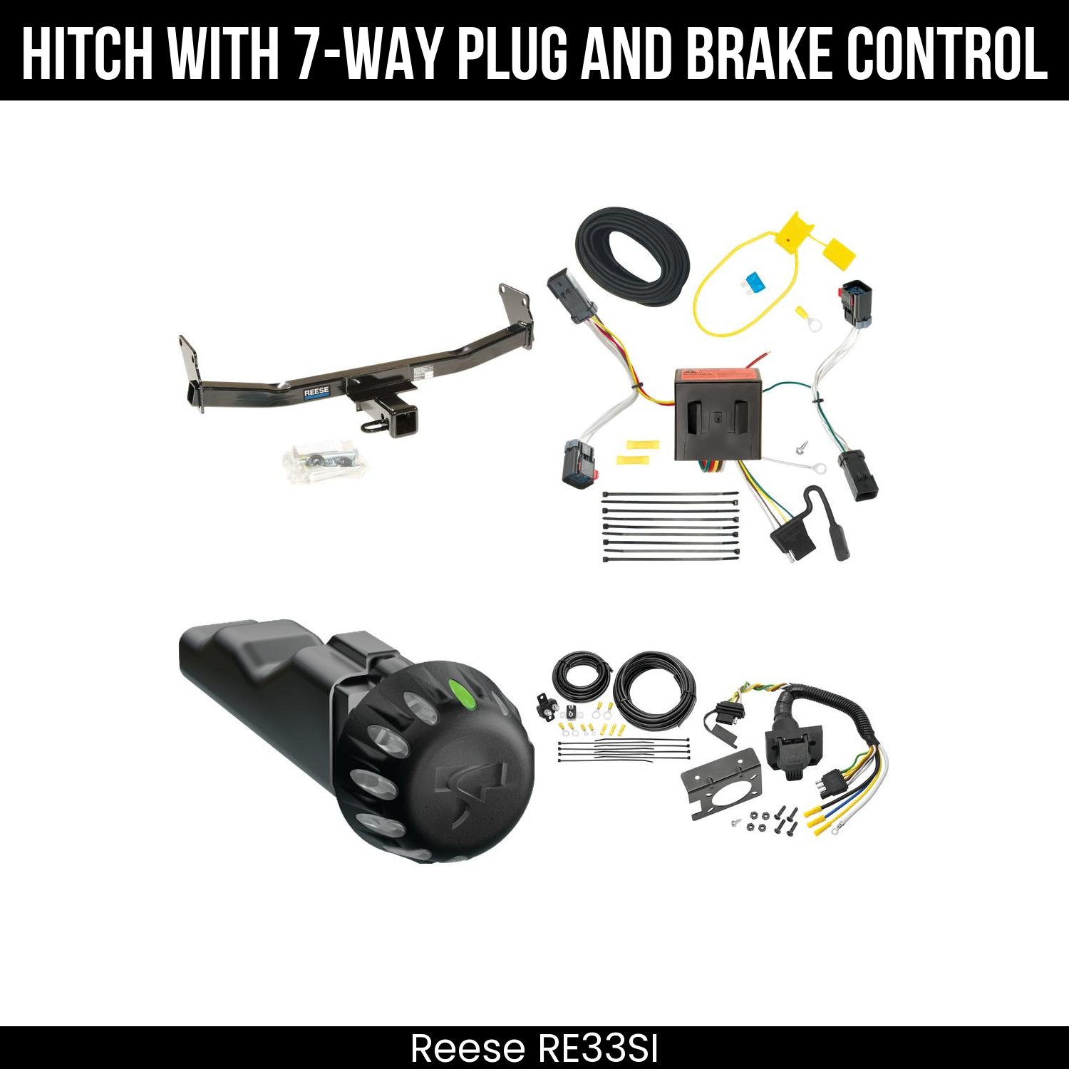 Trailer Hitch , 7-Way , Tekonsha Voyager iD Smart Brake Control