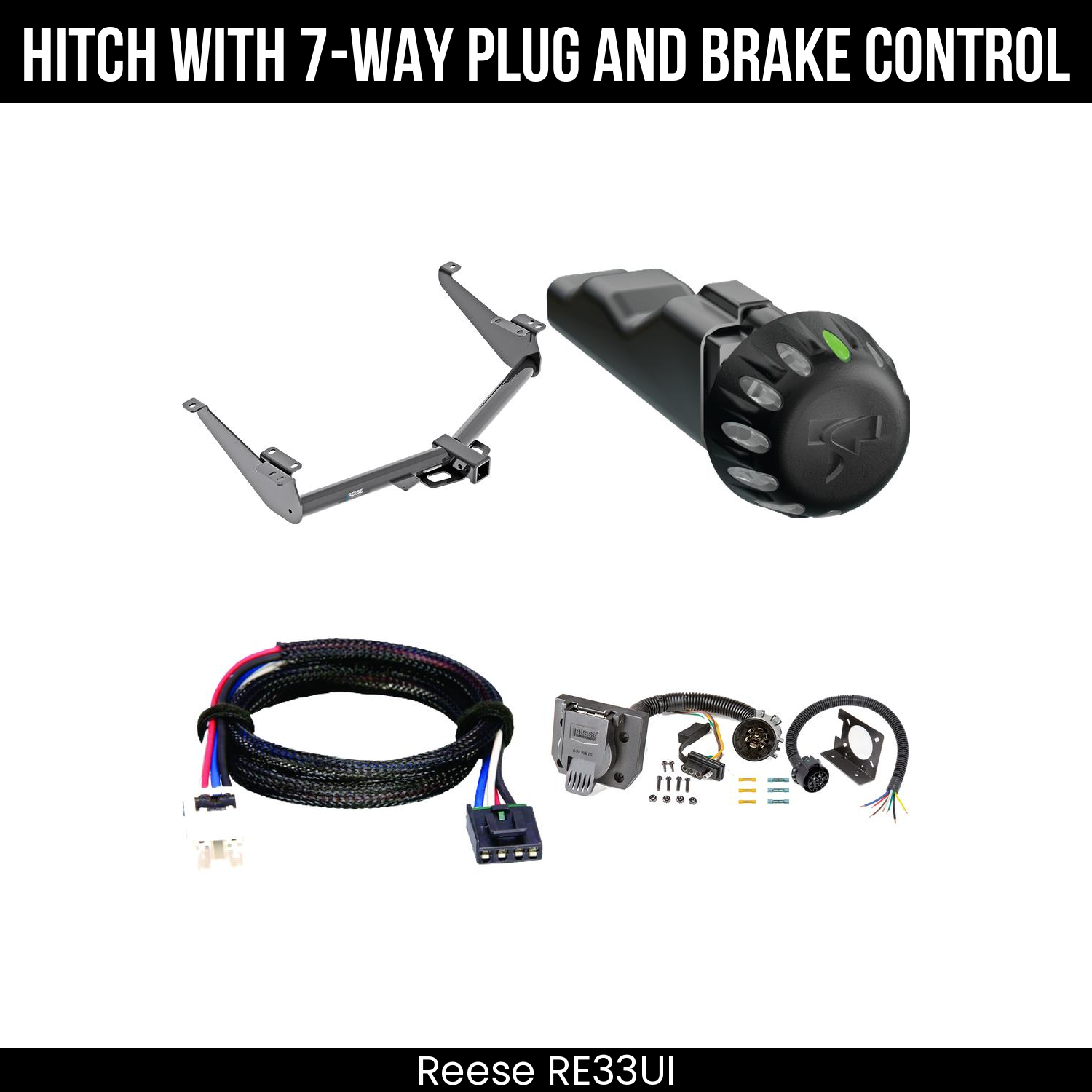 Trailer Hitch , 7-Way , Tekonsha Voyager iD Smart Brake Control