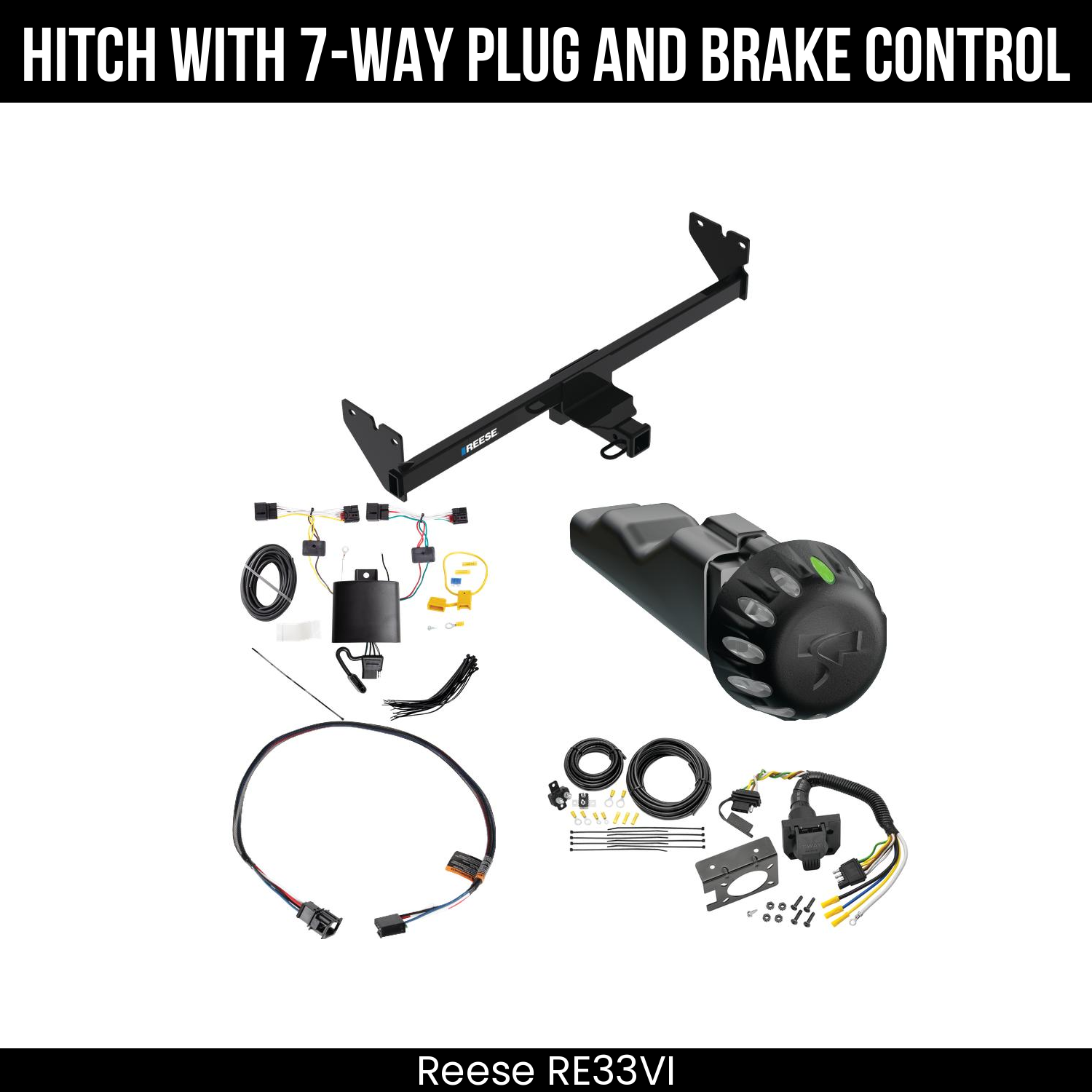 Trailer Hitch , 7-Way , Tekonsha Voyager iD Smart Brake Control