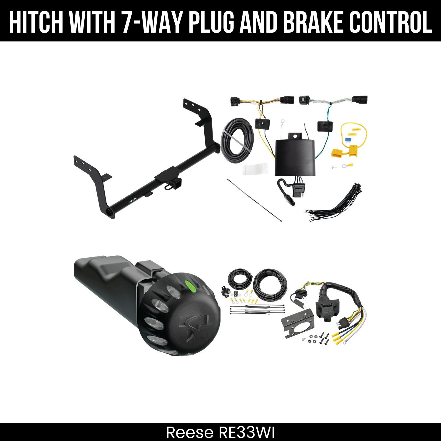 Trailer Hitch , 7-Way , Tekonsha Voyager iD Smart Brake Control