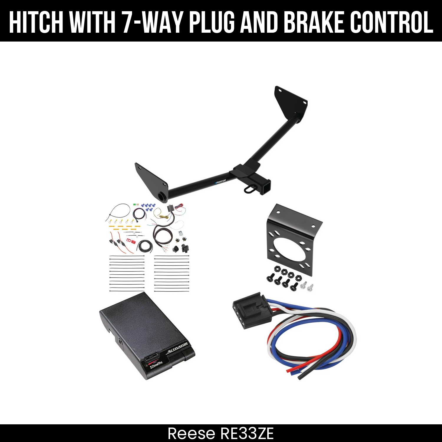 Trailer Hitch , 7-Way , Draw-Tite Activator Brake Control