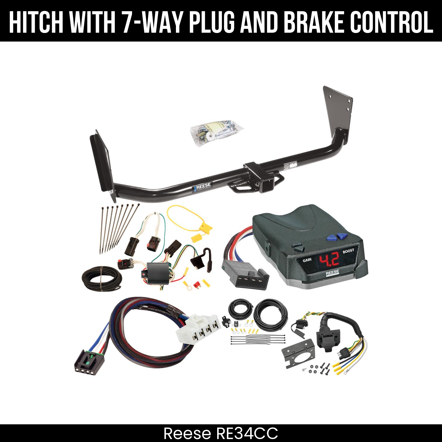 Trailer Hitch , 7-Way , Reese Brake EVN Control