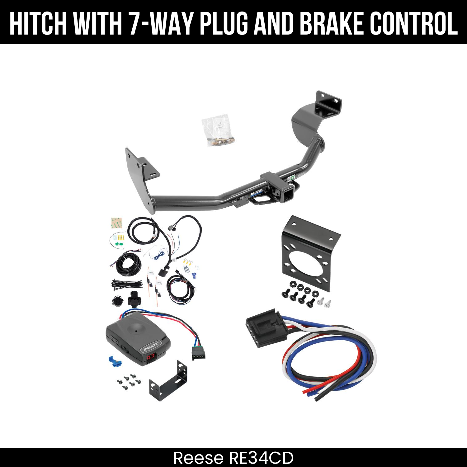 Trailer Hitch , 7-Way , Pro Series Pilot Brake Control