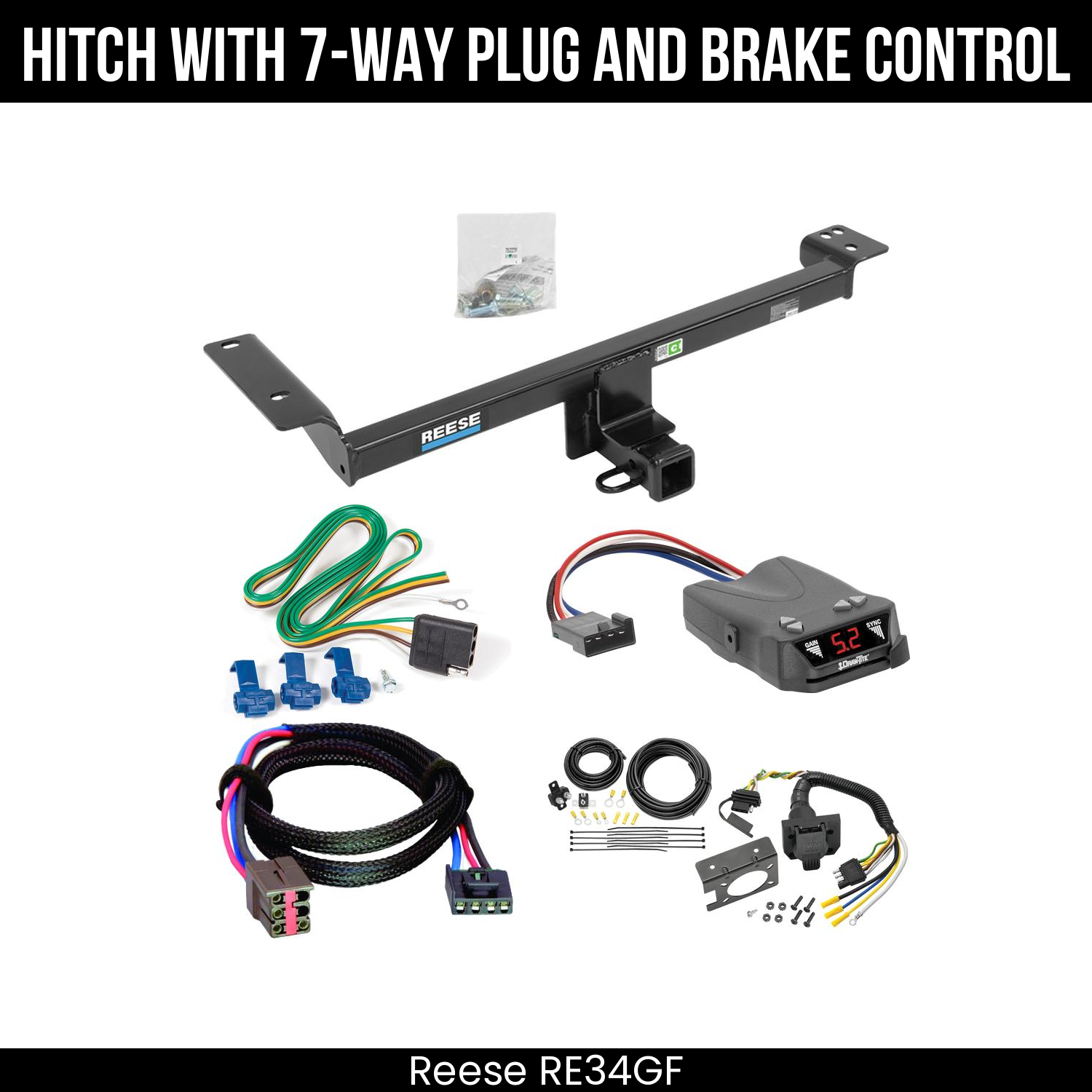 Trailer Hitch , 7-Way , Draw-Tite Activator IV Brake Control
