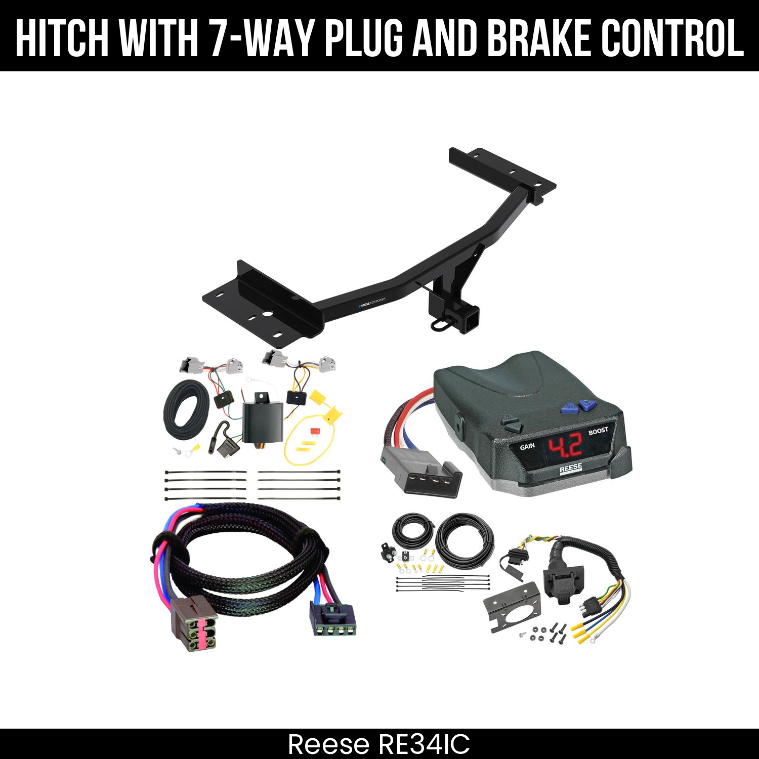 Trailer Hitch , 7-Way , Reese Brake EVN Control