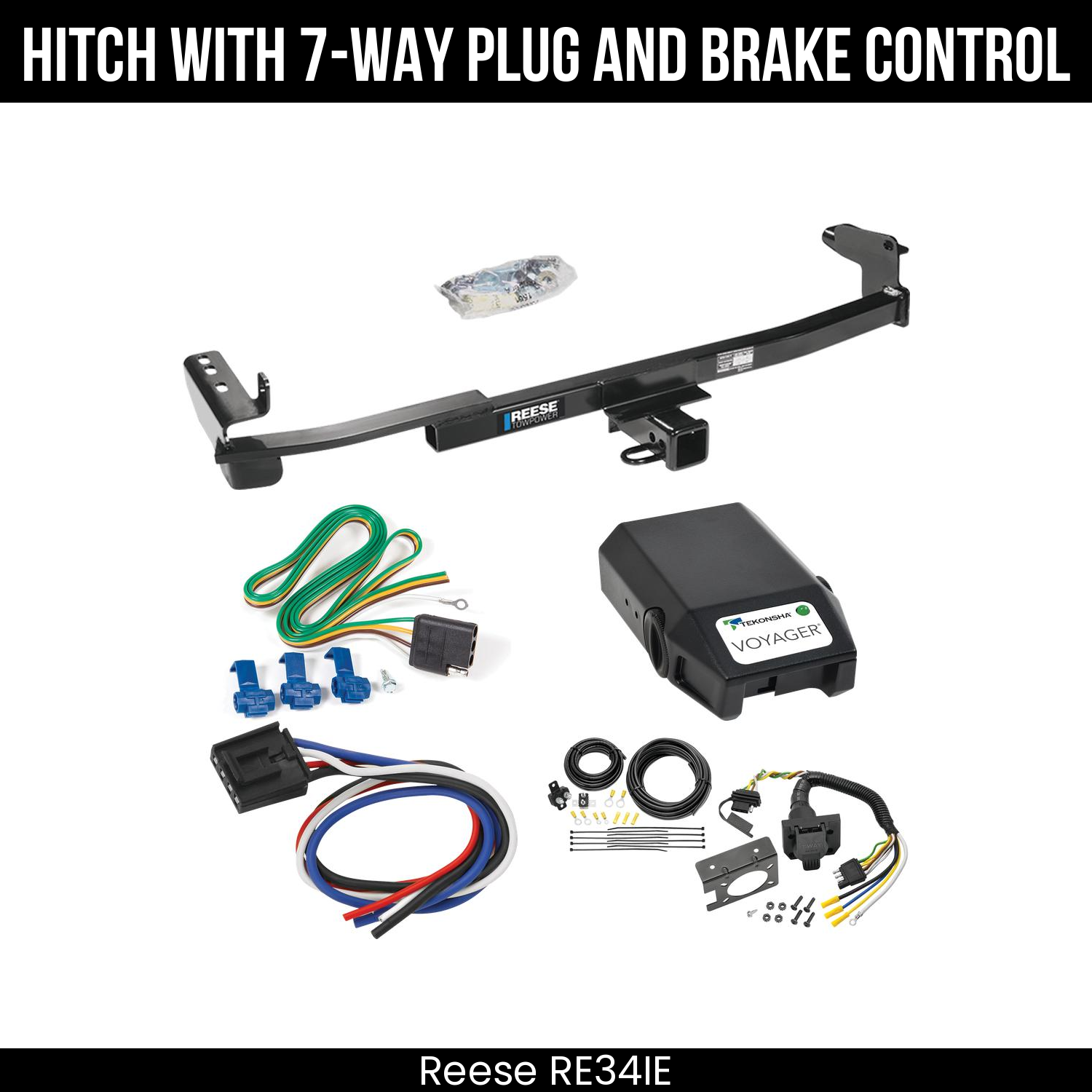 Trailer Hitch , 7-Way , Tekonsha Voyager Brake Control