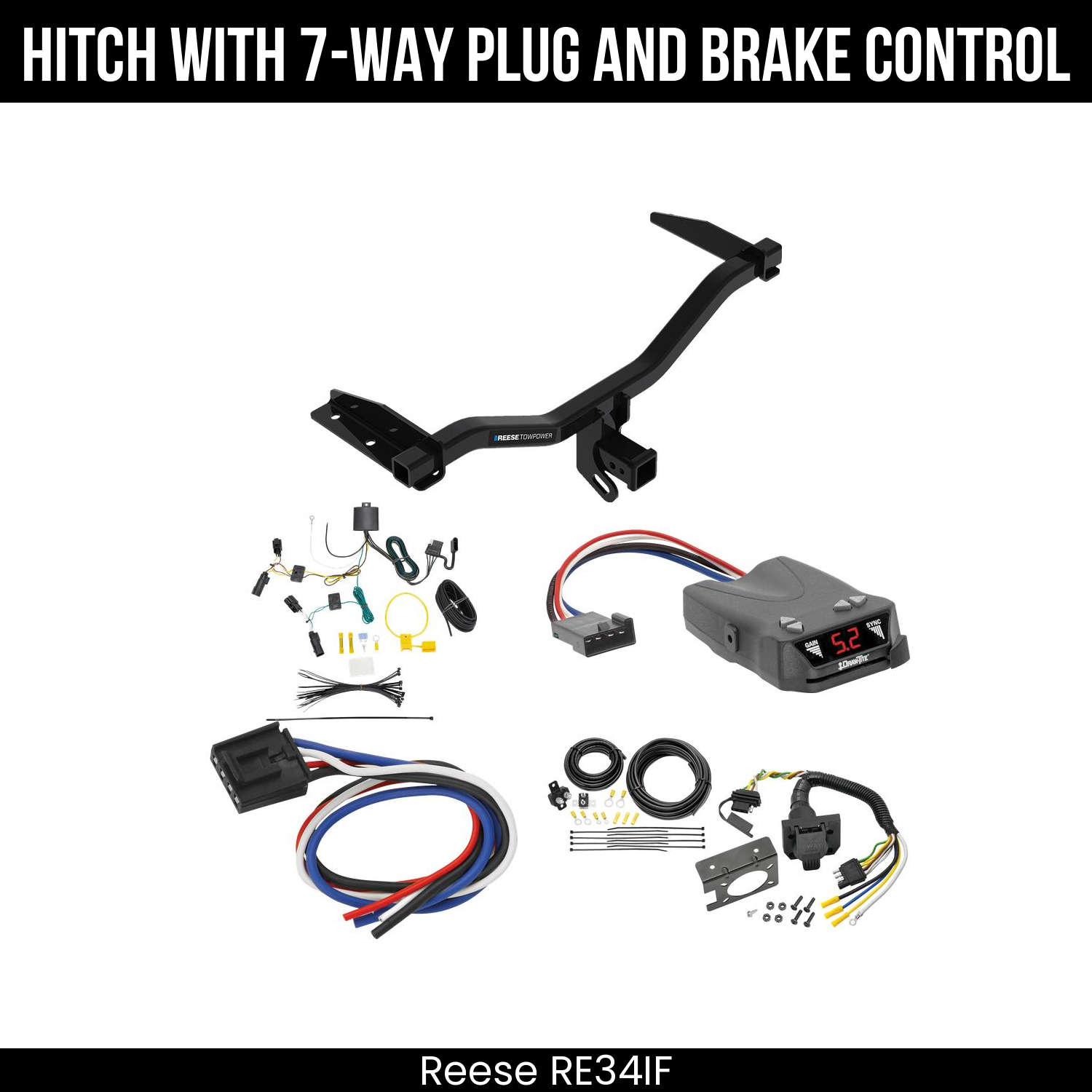 Trailer Hitch , 7-Way , Draw-Tite Activator IV Brake Control