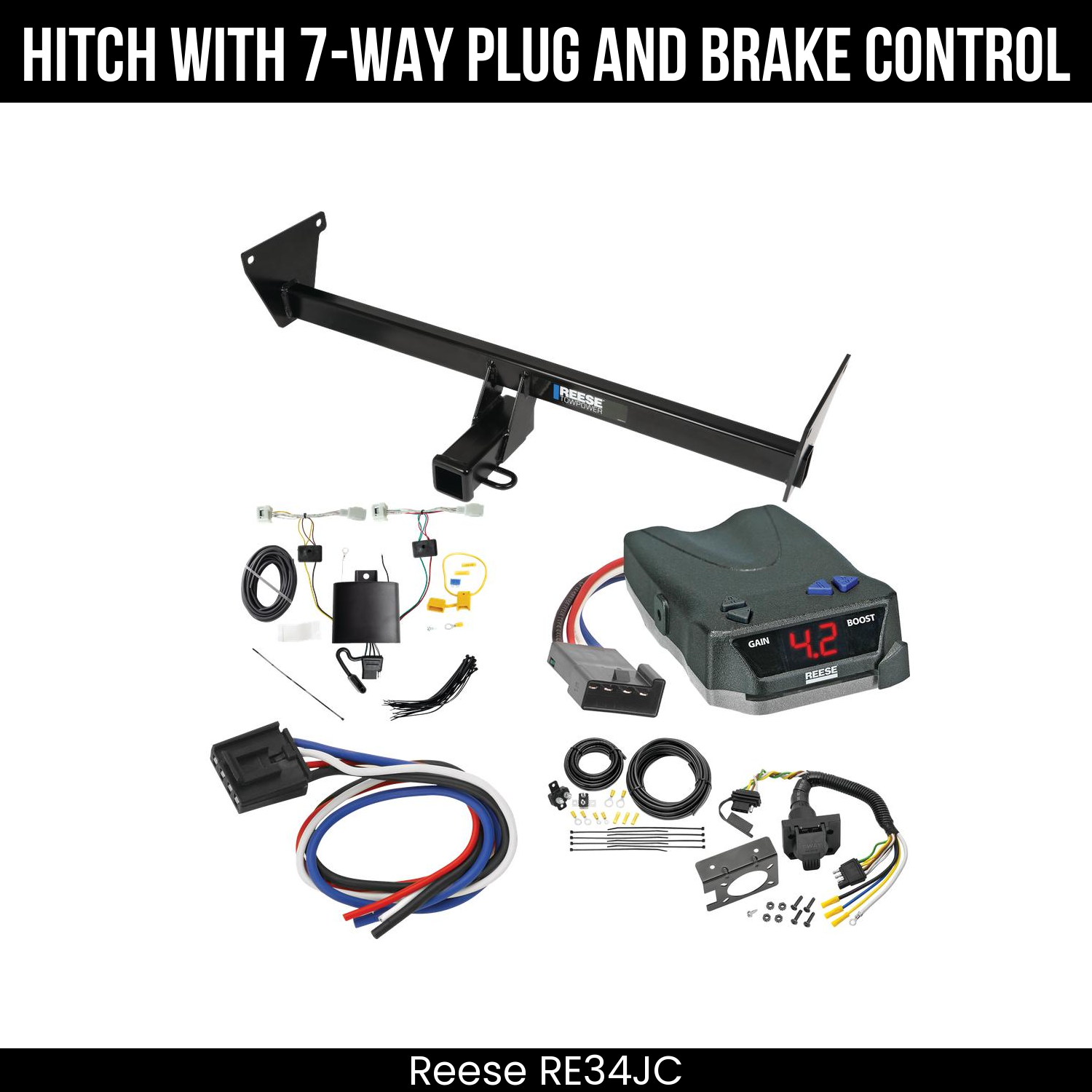 Trailer Hitch , 7-Way , Reese Brake EVN Control