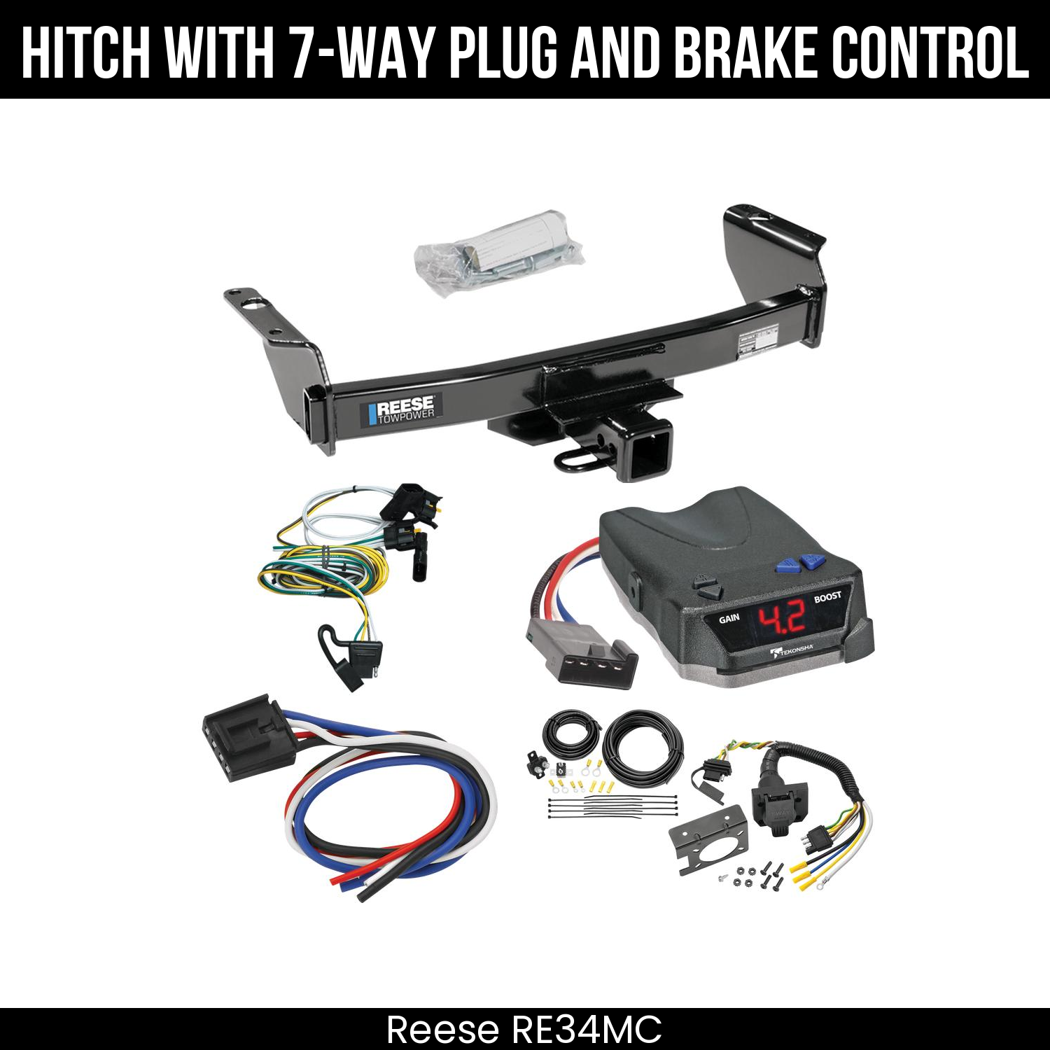 Trailer Hitch , 7-Way , Tekonsha Brake EVN Control