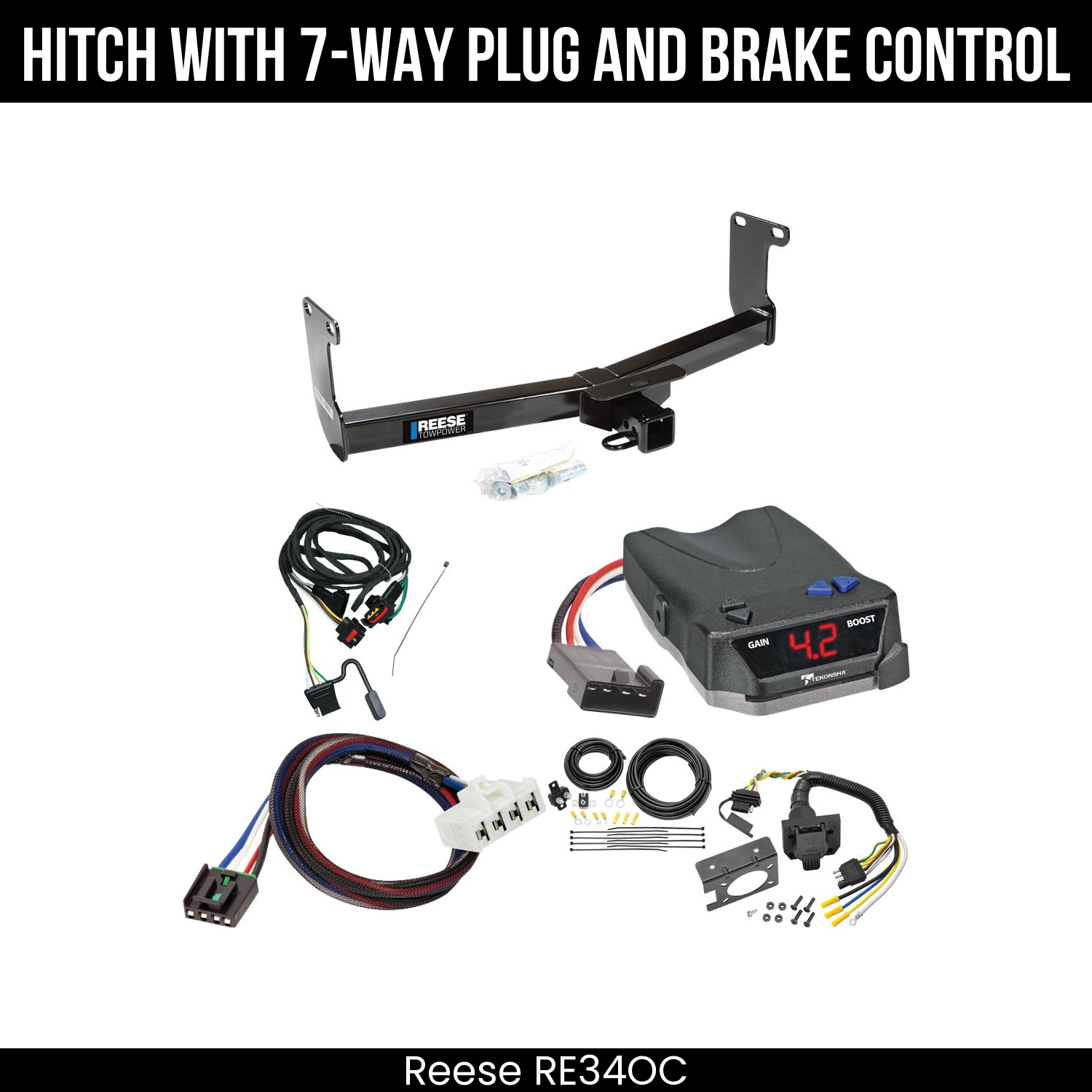 Trailer Hitch , 7-Way , Tekonsha Brake EVN Control