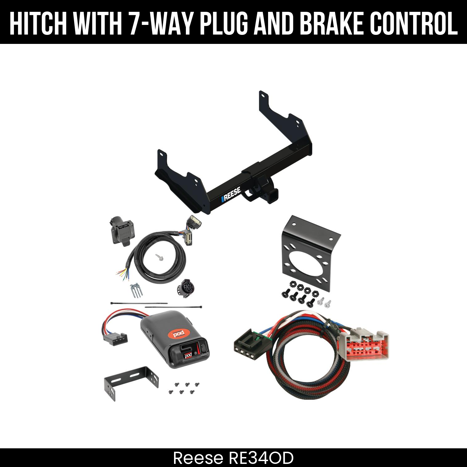 Trailer Hitch , 7-Way , Pro Series POD Brake Control