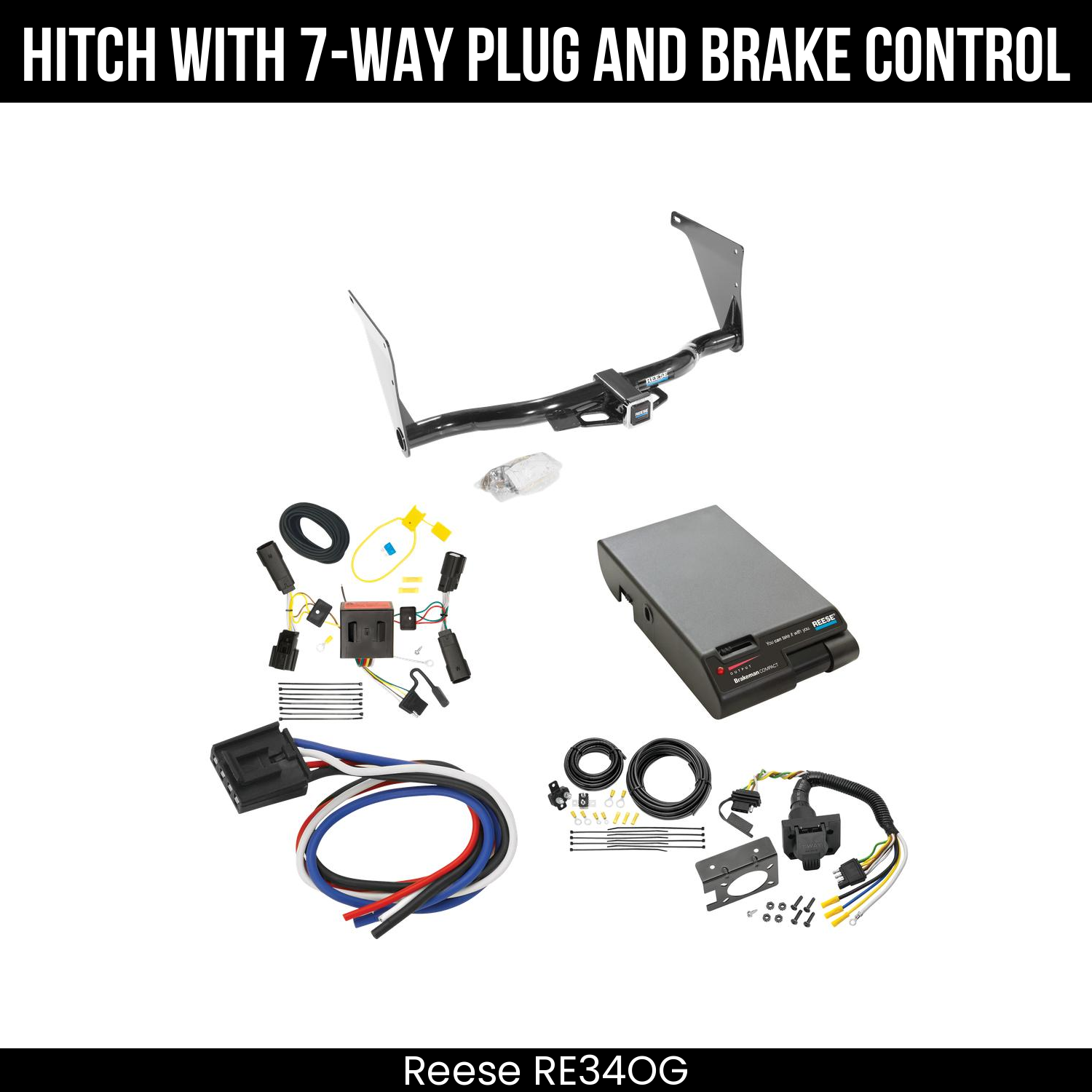 Trailer Hitch , 7-Way , Reese Brakeman Brake Control