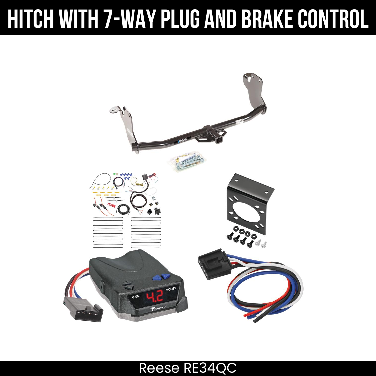 Trailer Hitch , 7-Way , Tekonsha Brake EVN Control