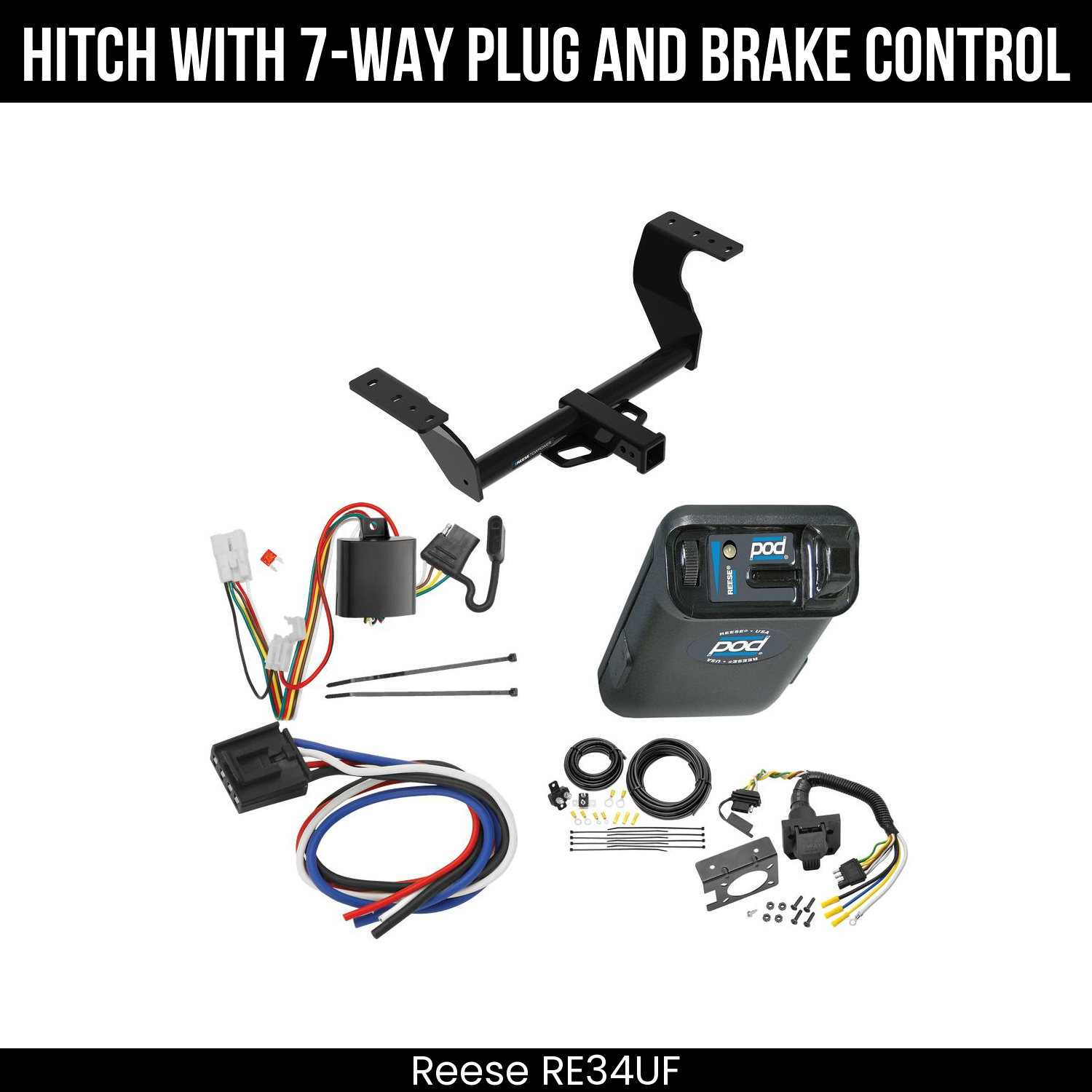 Trailer Hitch , 7-Way , Reese POD Brake Control