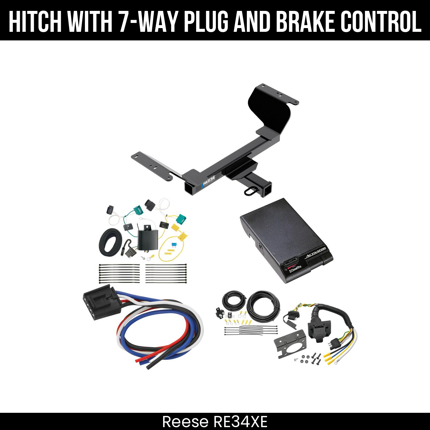Trailer Hitch , 7-Way , Draw-Tite Activator Brake Control