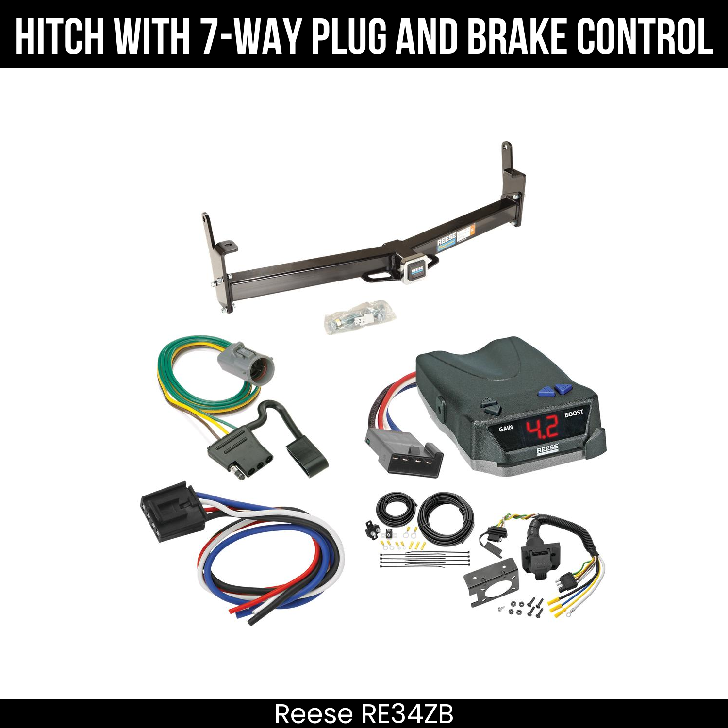 Trailer Hitch , 7-Way , Reese Brake EVN Control