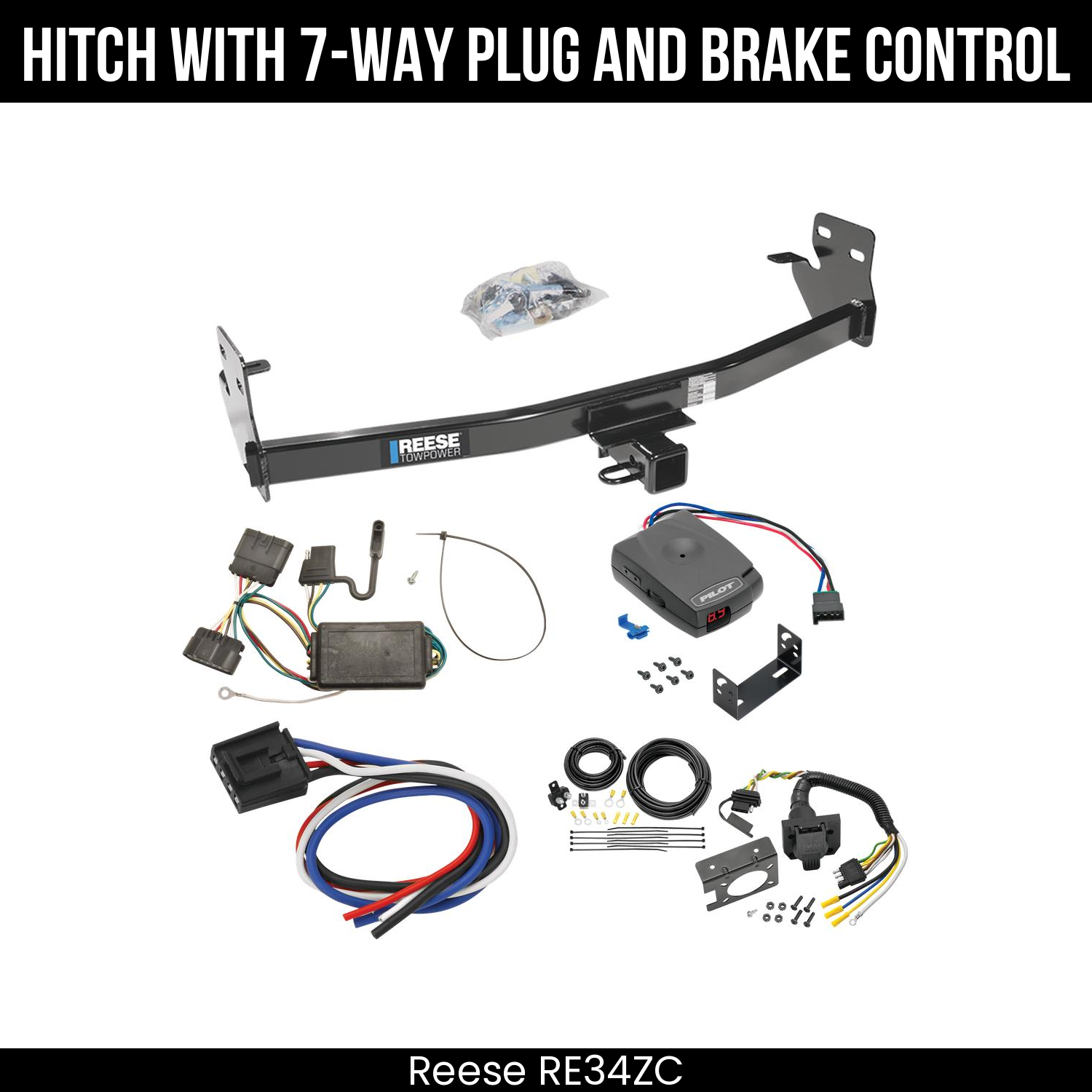 Trailer Hitch , 7-Way , Pro Series Pilot Brake Control