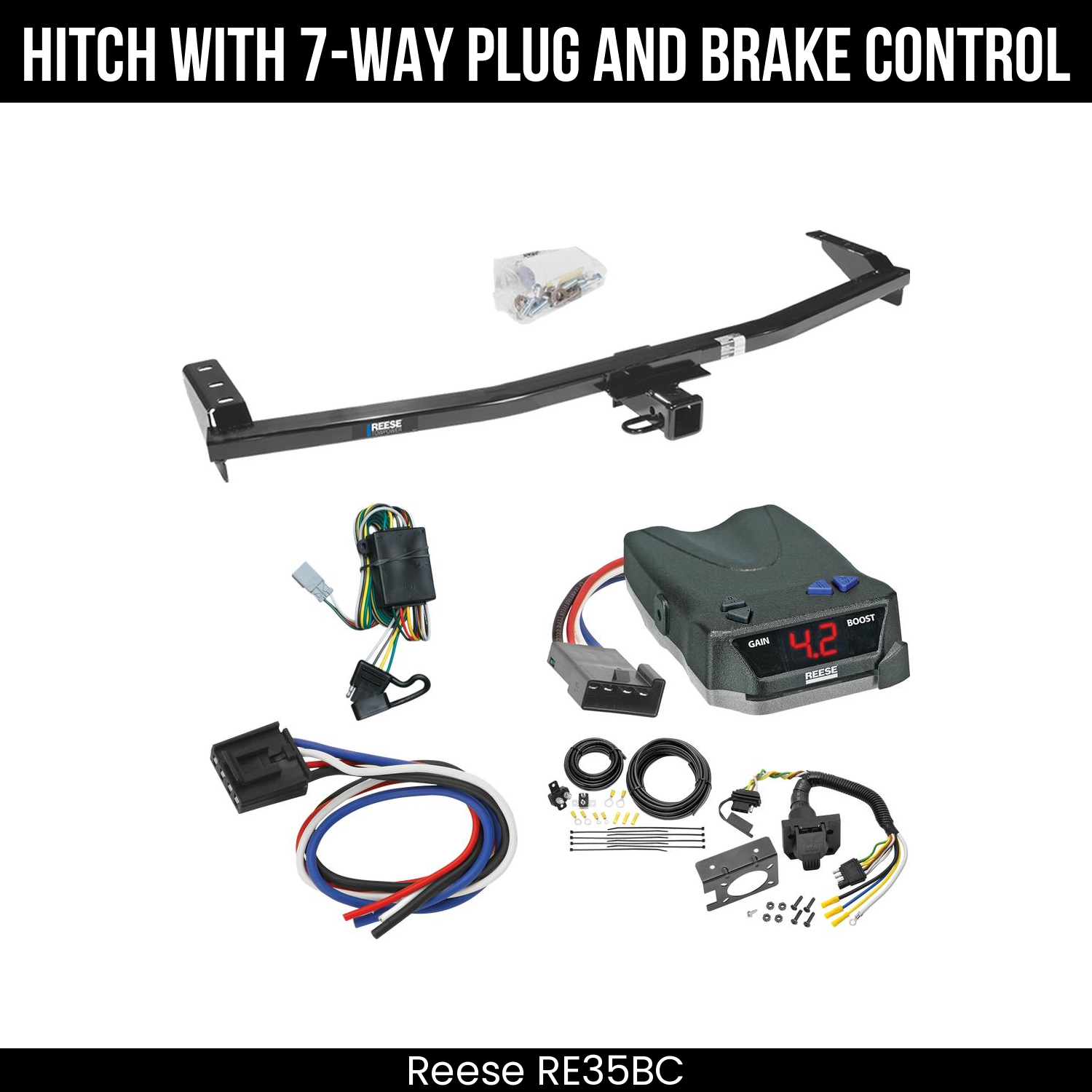 Trailer Hitch , 7-Way , Reese Brake EVN Control