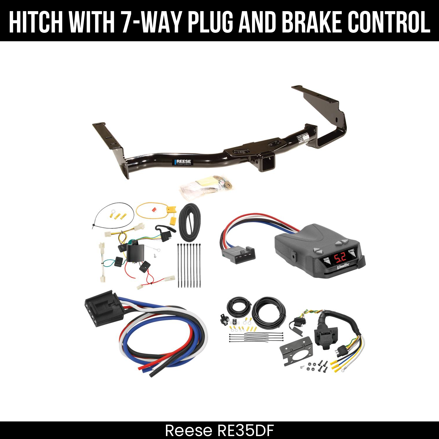 Trailer Hitch , 7-Way , Draw-Tite Activator IV Brake Control